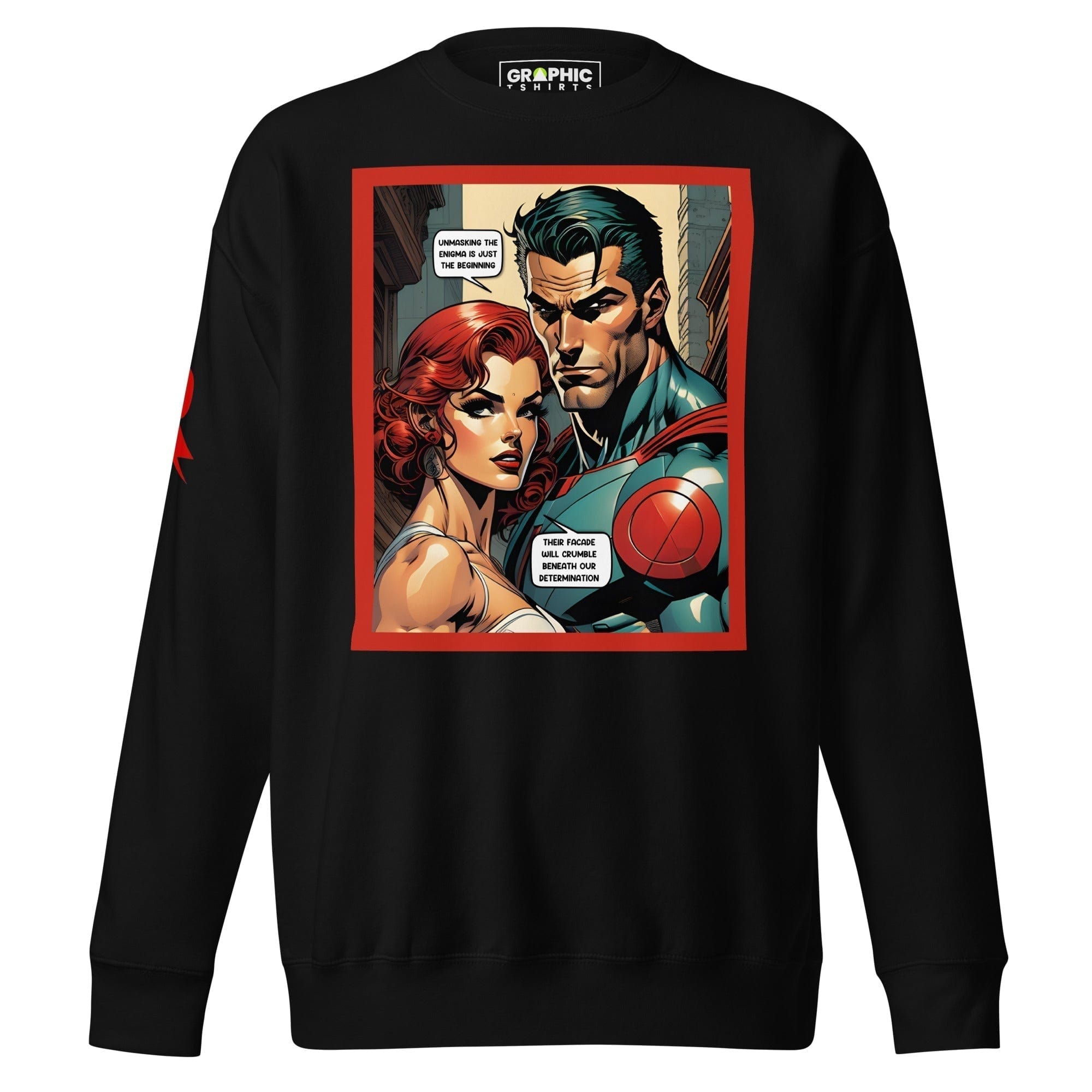 GRAPHIC T-SHIRTS Black / S Unisex Premium Sweatshirt - Retribution: Heroes Unleashed v.13