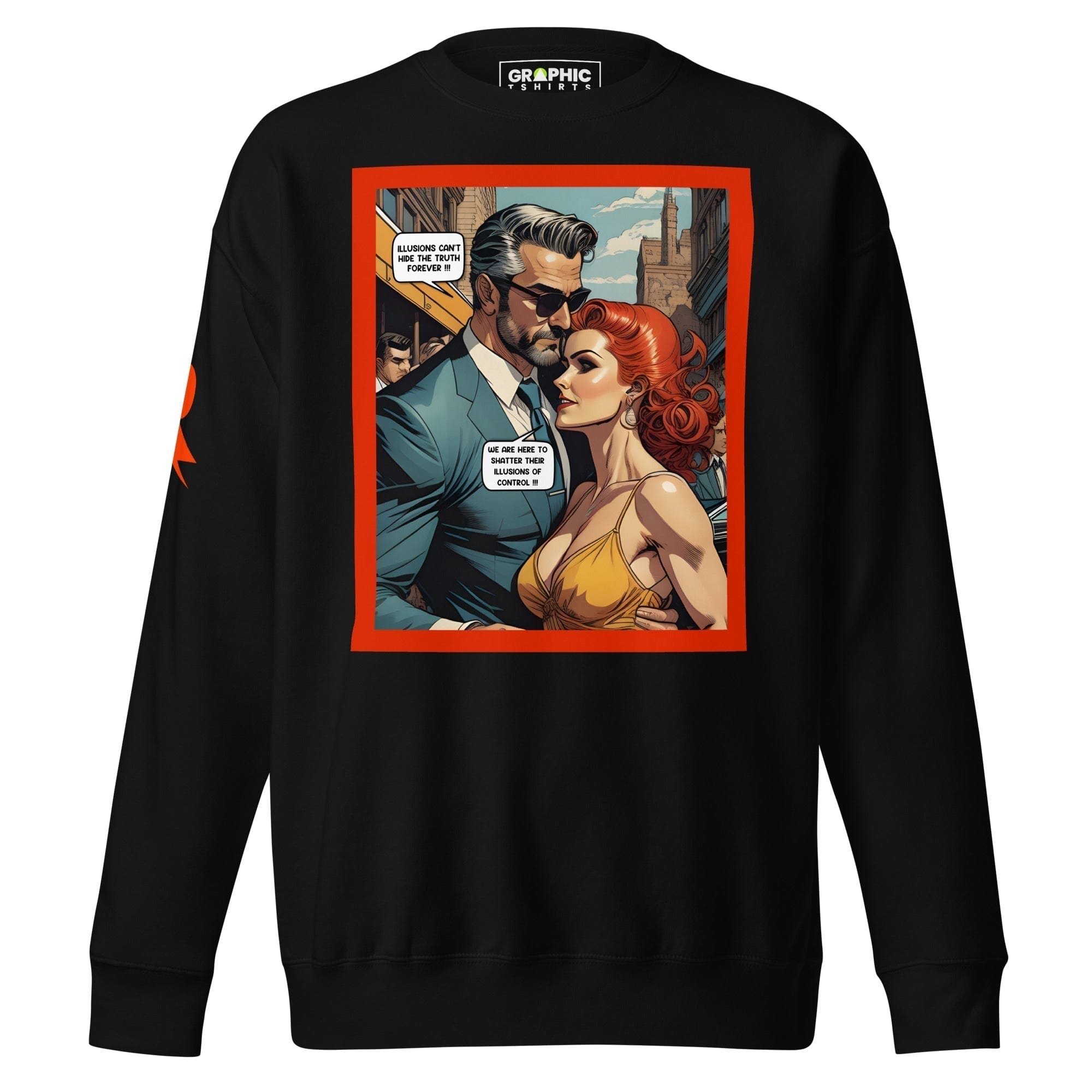 GRAPHIC T-SHIRTS Black / S Unisex Premium Sweatshirt - Retribution: Heroes Unleashed v.21