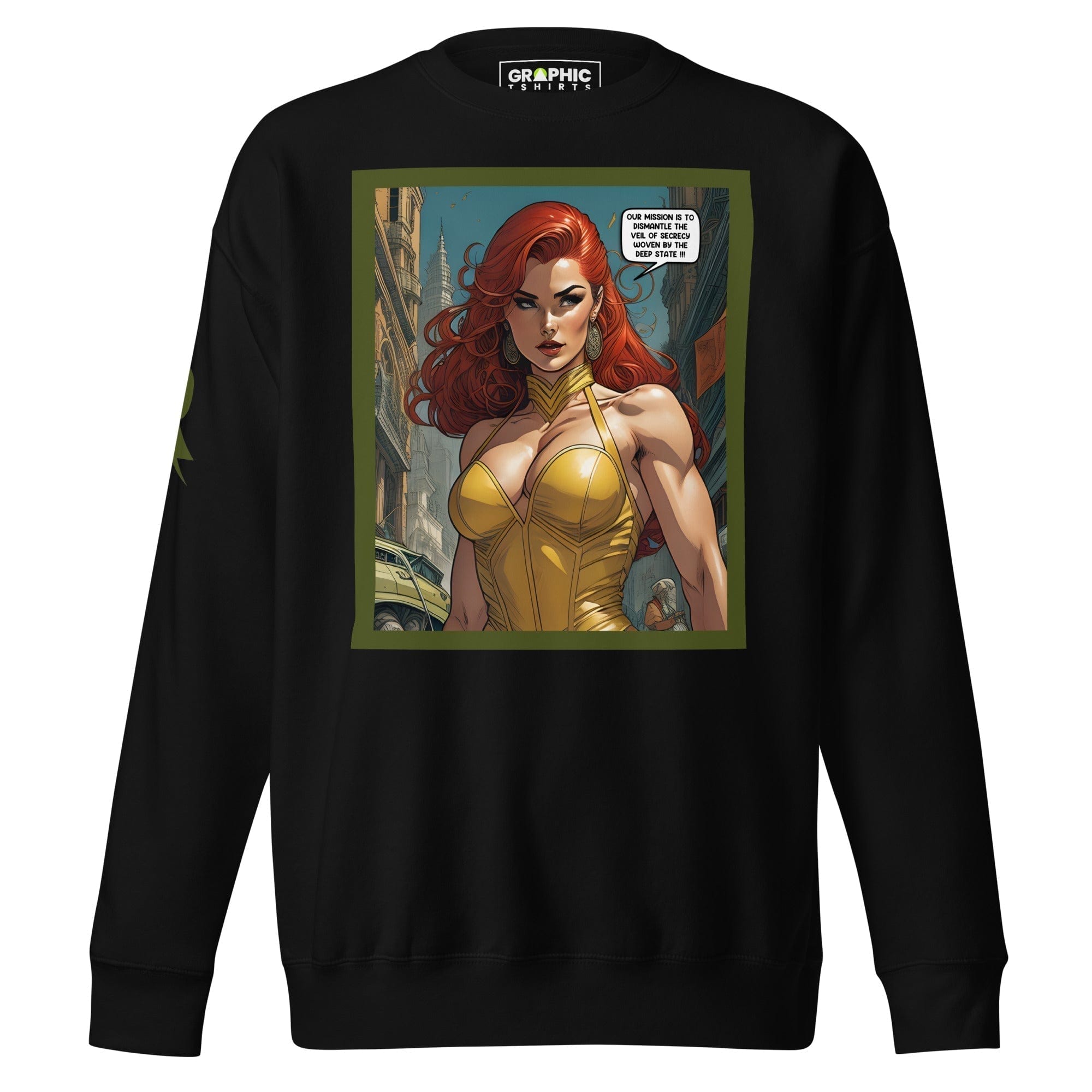 GRAPHIC T-SHIRTS Black / S Unisex Premium Sweatshirt - Retribution: Heroes Unleashed v.33