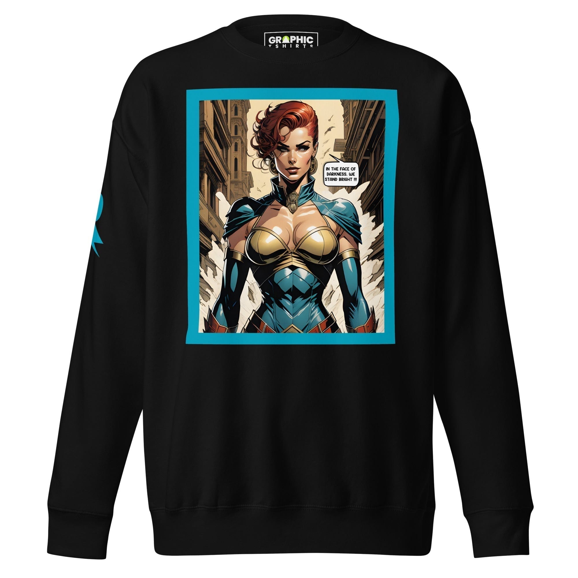 GRAPHIC T-SHIRTS Black / S Unisex Premium Sweatshirt - Retribution: Heroes Unleashed v.46