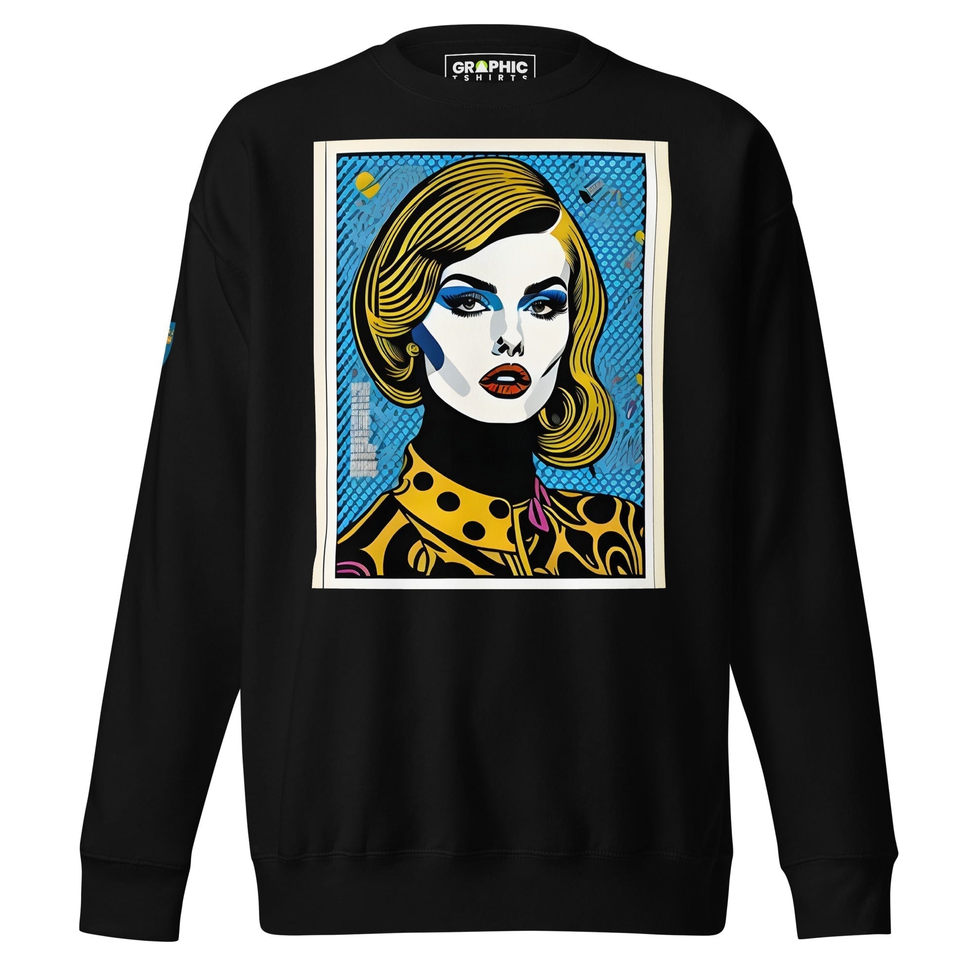 GRAPHIC T-SHIRTS Black / S Unisex Premium Sweatshirt - Swedish Vintage Fashion Series v.60