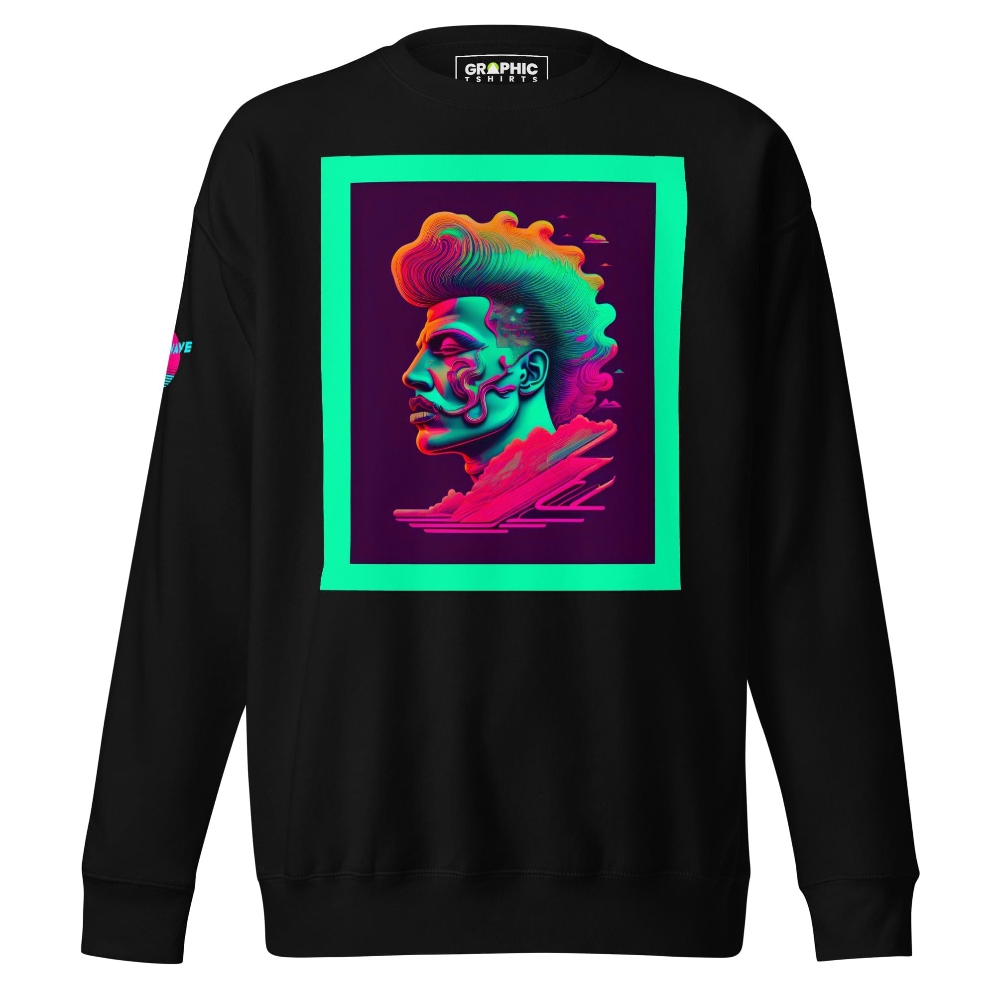 GRAPHIC T-SHIRTS Black / S Unisex Premium Sweatshirt - Vaporwave Series v.14