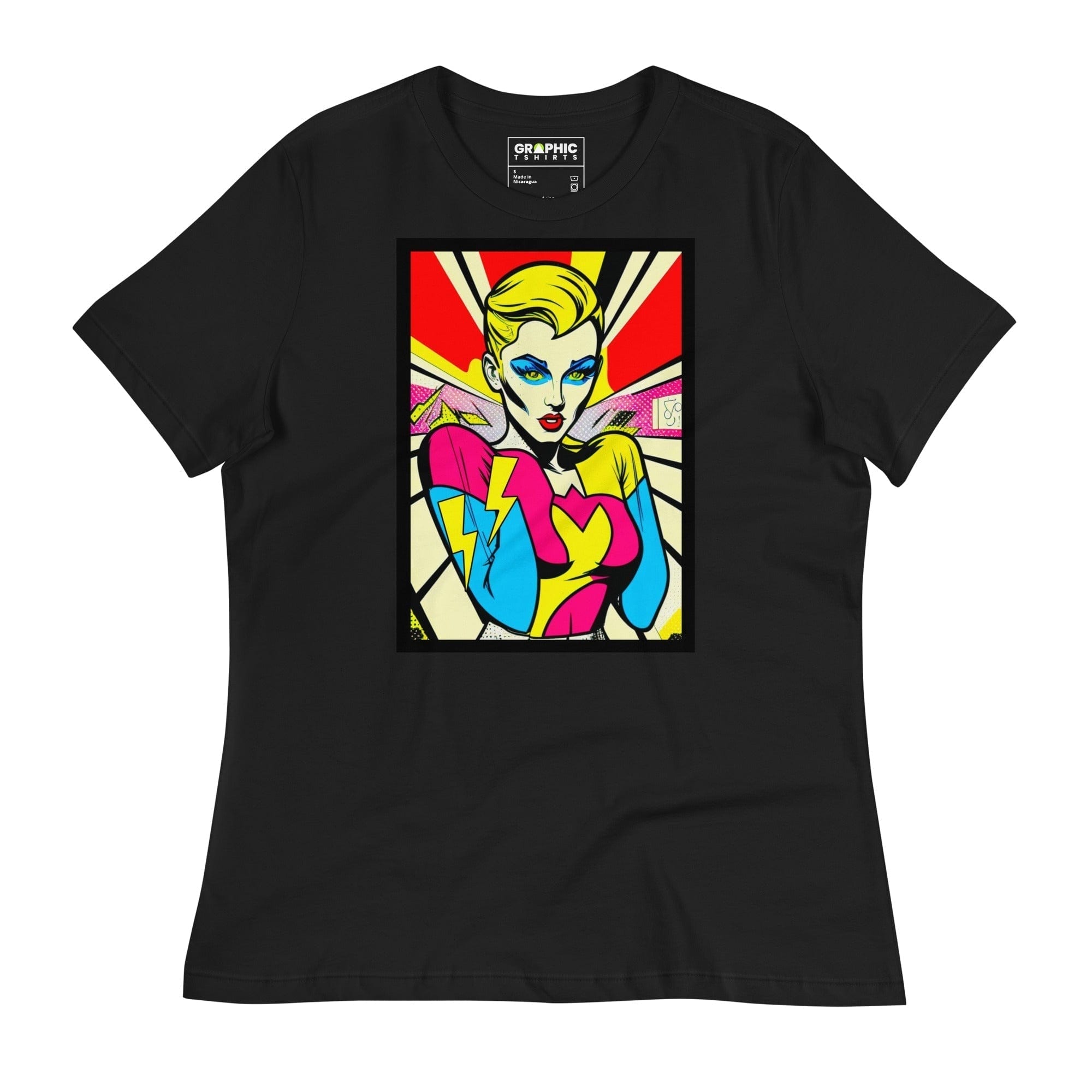 GRAPHIC T-SHIRTS Black / S Women's Relaxed T-Shirt - Bionic Blonde