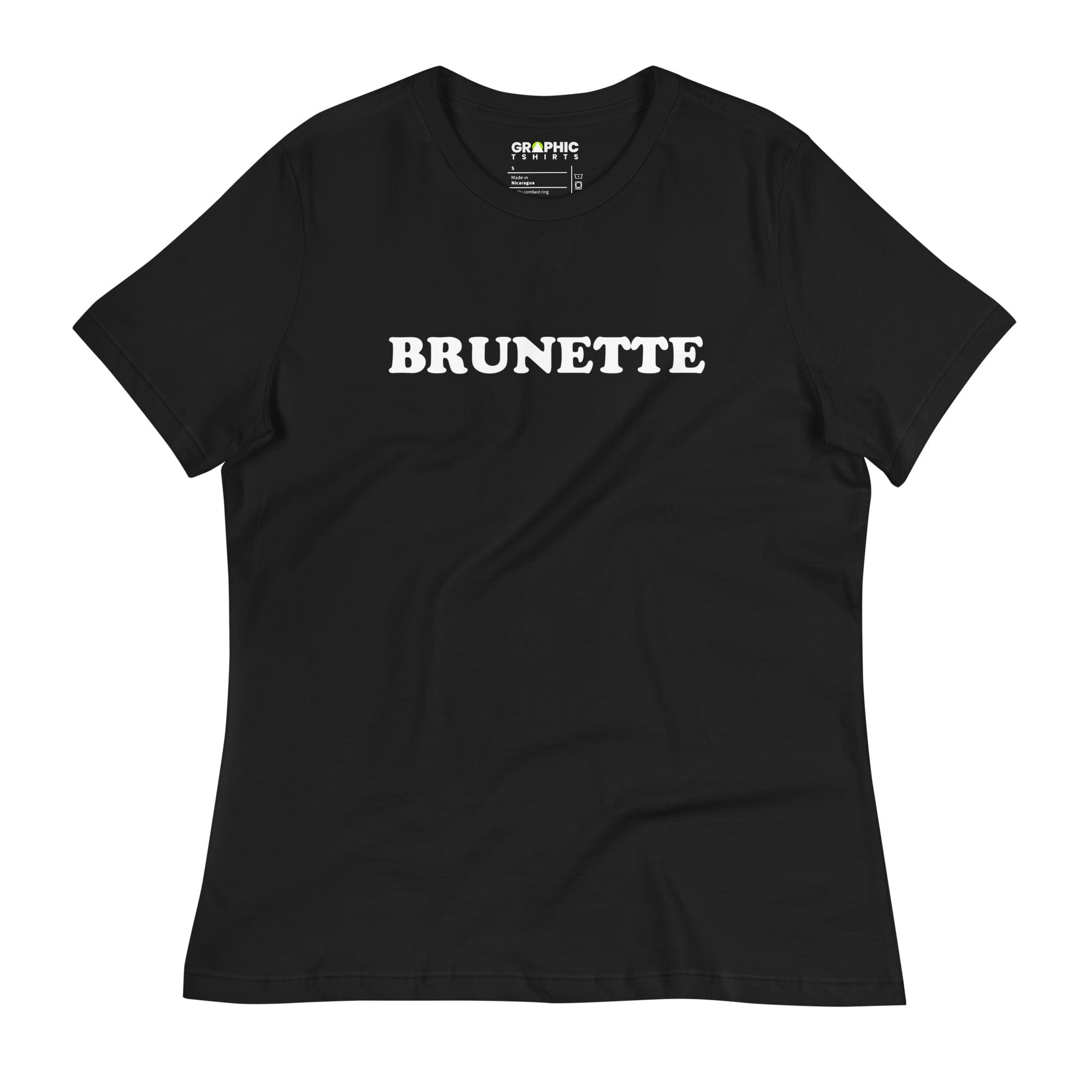 GRAPHIC T-SHIRTS Black / S Women's Relaxed T-Shirt - Brunette