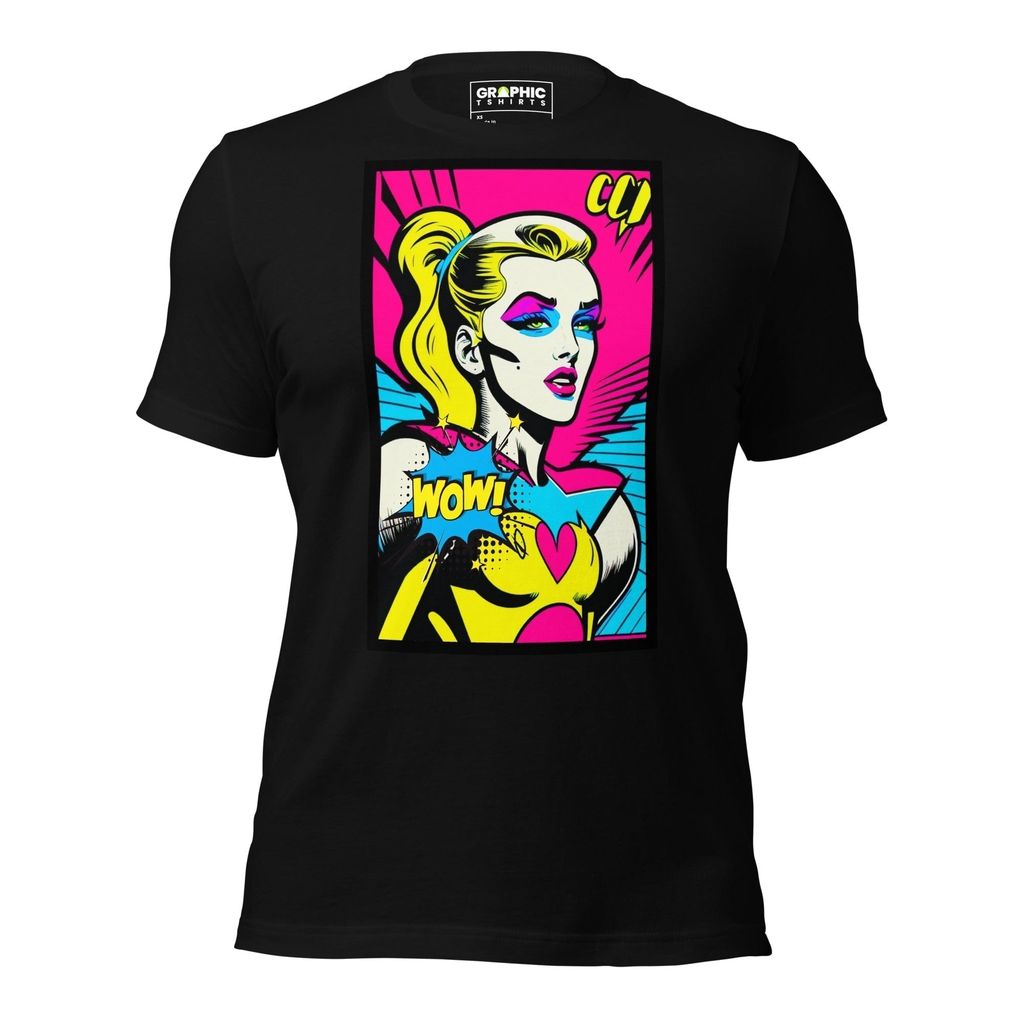 GRAPHIC T-SHIRTS Black / XS Unisex Crew Neck T-Shirt - Bionic Blonde