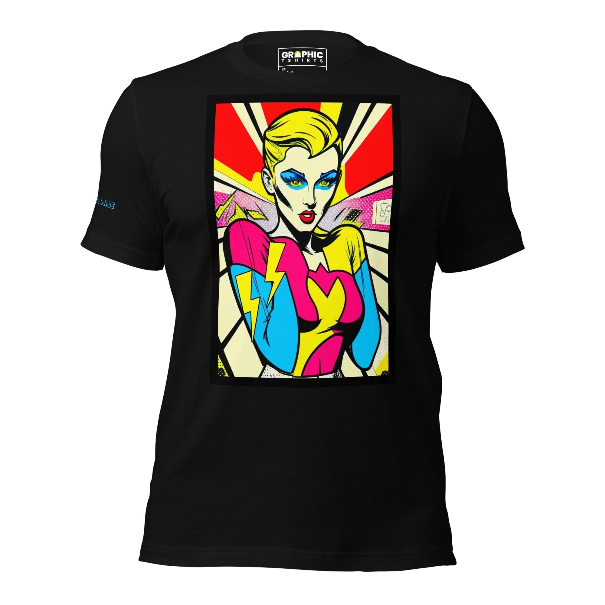 GRAPHIC T-SHIRTS Black / XS Unisex Crew Neck T-Shirt - Bionic Blonde