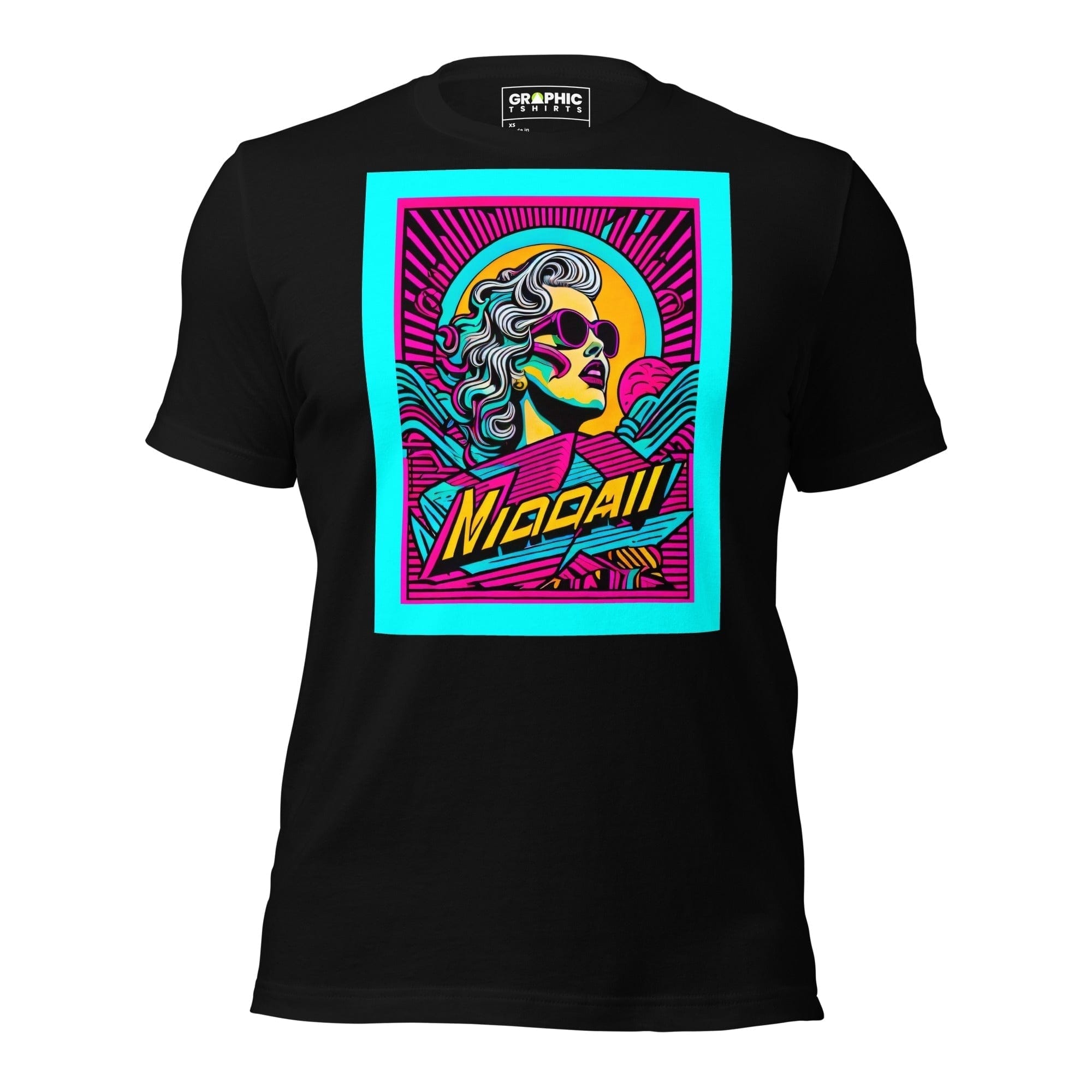 GRAPHIC T-SHIRTS Black / XS Unisex Crew Neck T-Shirt - Miami Heatwave Series v.10