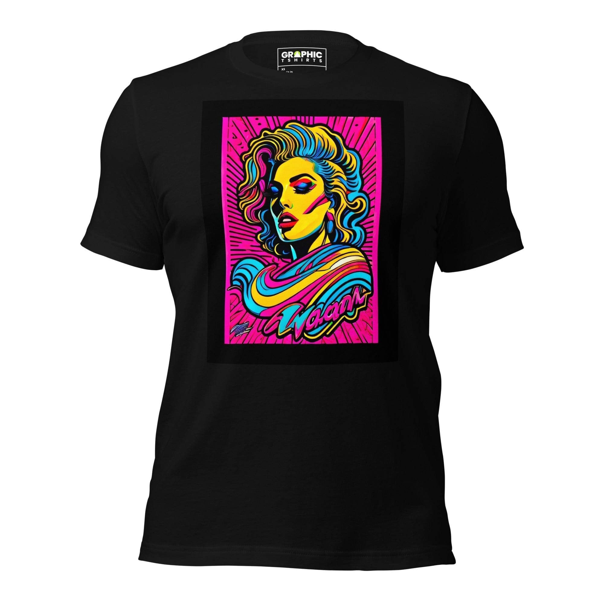 GRAPHIC T-SHIRTS Black / XS Unisex Crew Neck T-Shirt - Miami Heatwave Series v.8