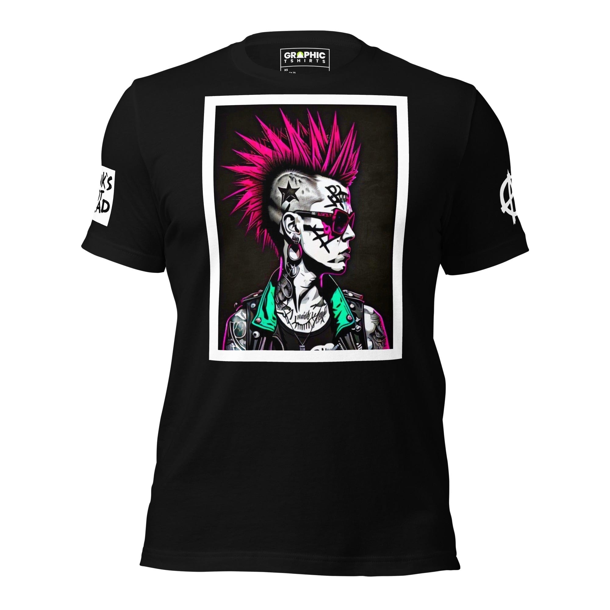 GRAPHIC T-SHIRTS Black / XS Unisex Crew Neck T-Shirt - Punk Rock Series Sector 22