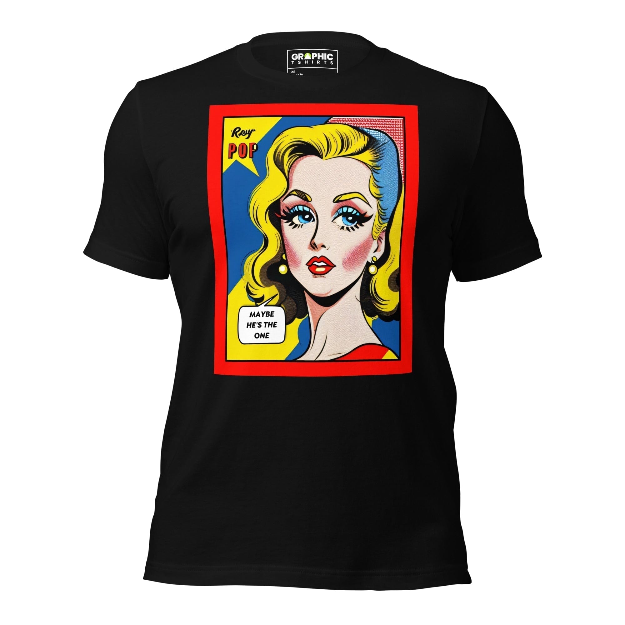 GRAPHIC T-SHIRTS Black / XS Unisex Crew Neck T-Shirt - Vintage American Comic Series v.46