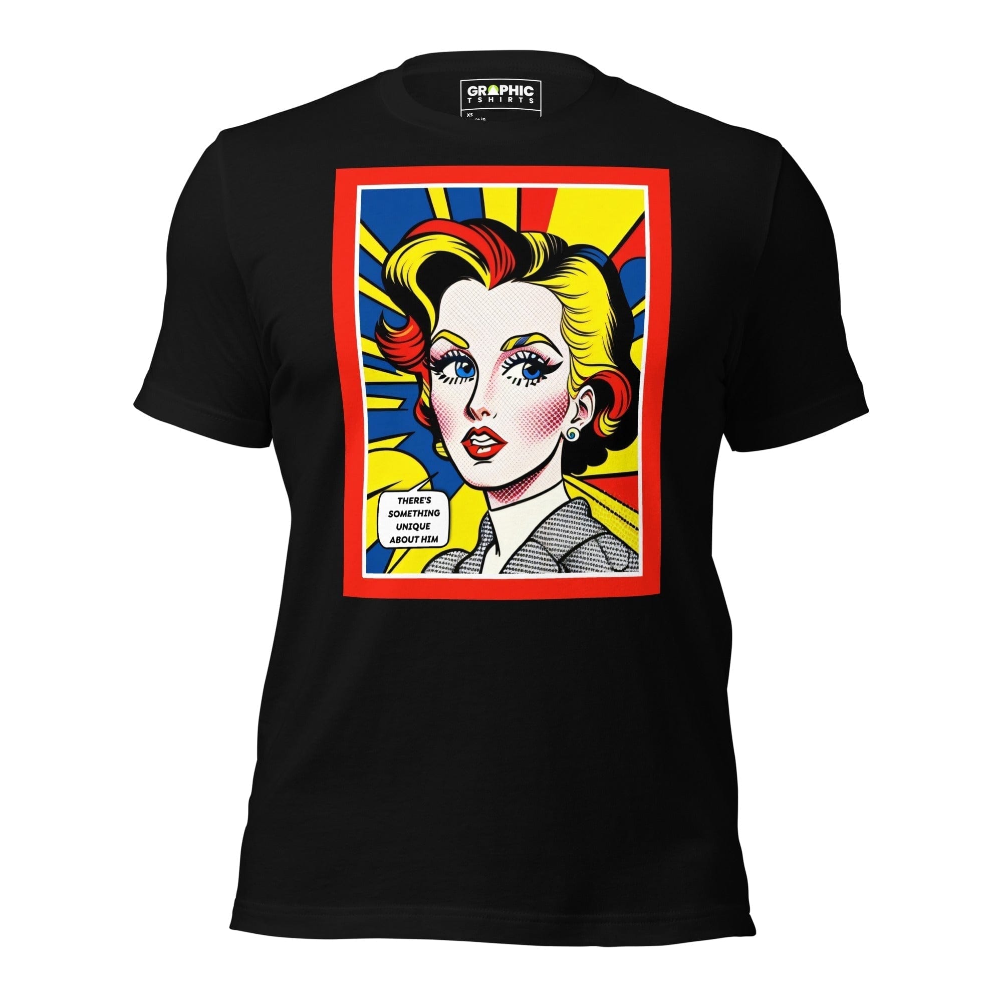 GRAPHIC T-SHIRTS Black / XS Unisex Crew Neck T-Shirt - Vintage American Comic Series v.47