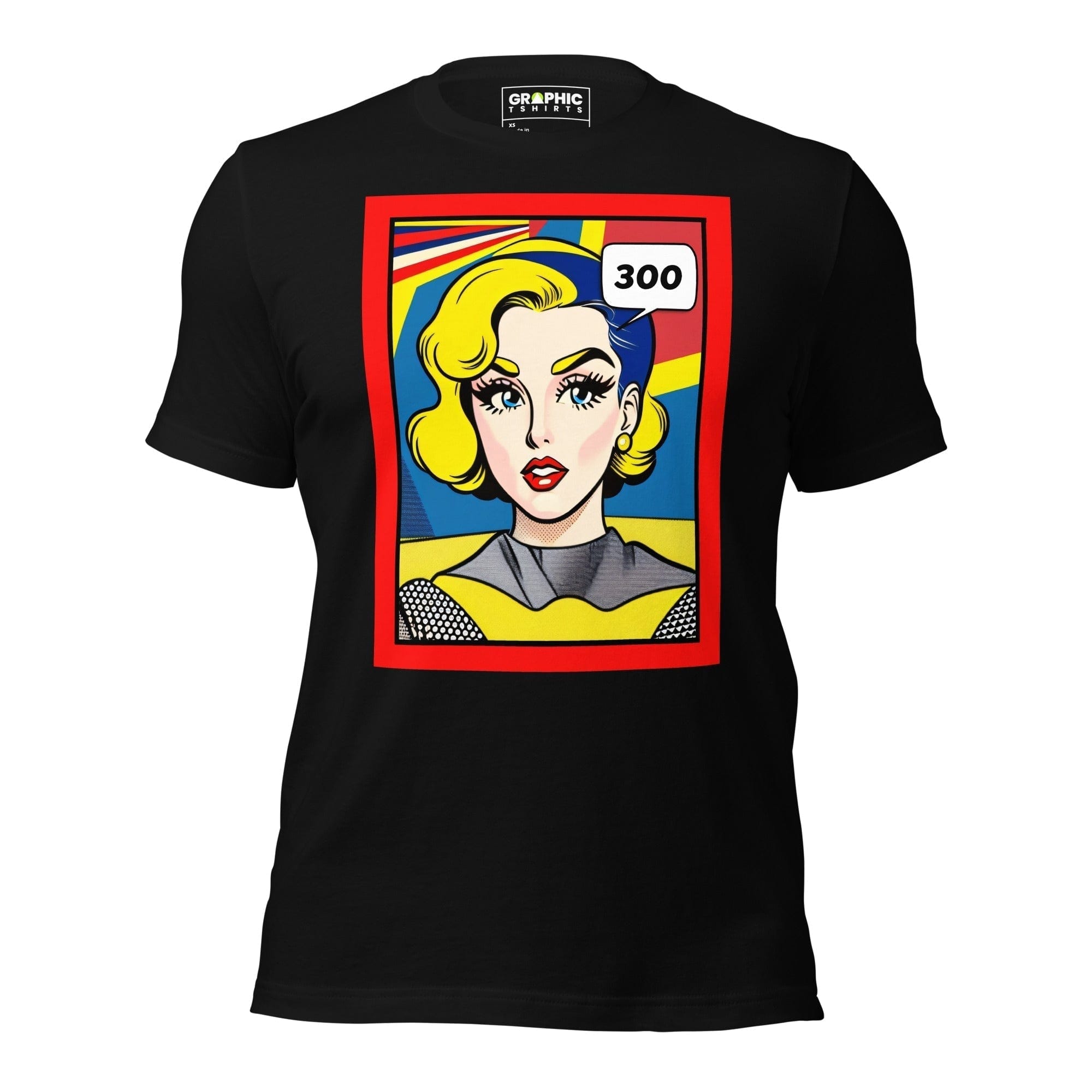 GRAPHIC T-SHIRTS Black / XS Unisex Crew Neck T-Shirt - Vintage American Comic Series v.5