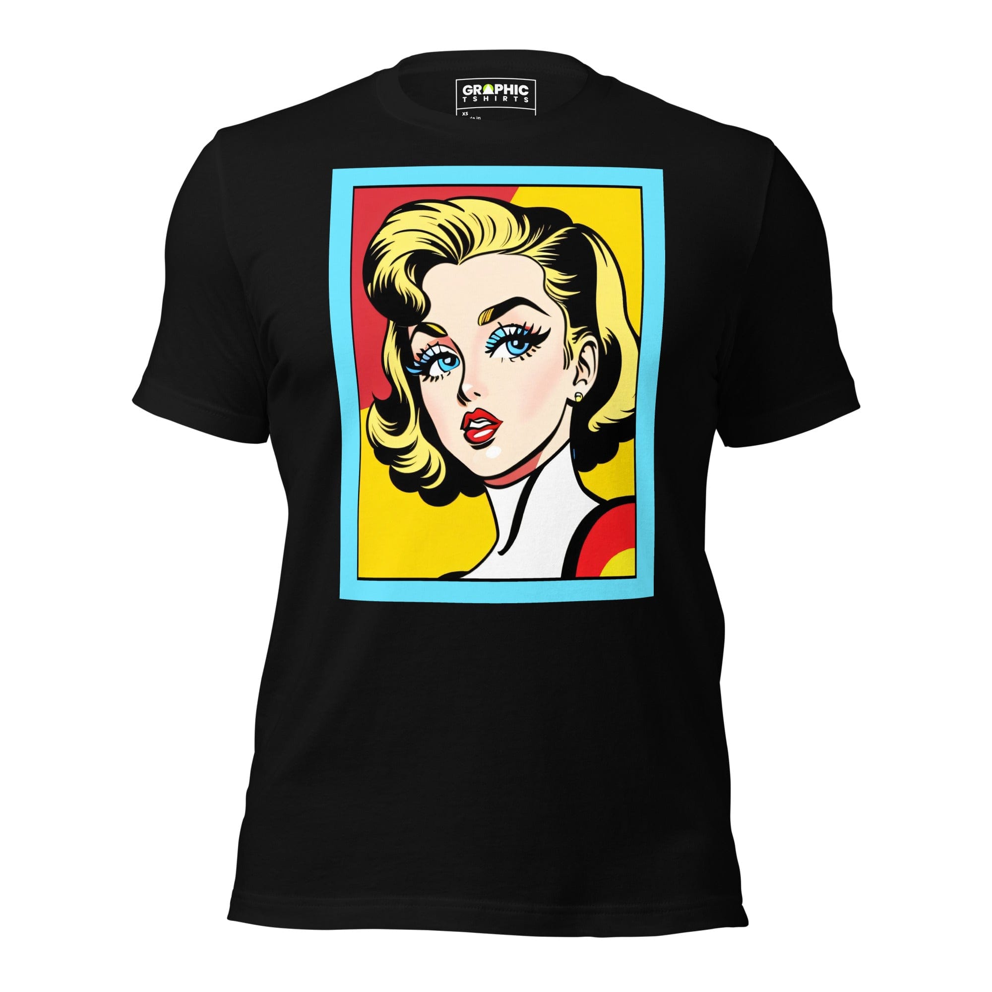 GRAPHIC T-SHIRTS Black / XS Unisex Crew Neck T-Shirt - Vintage American Comic Series v.50