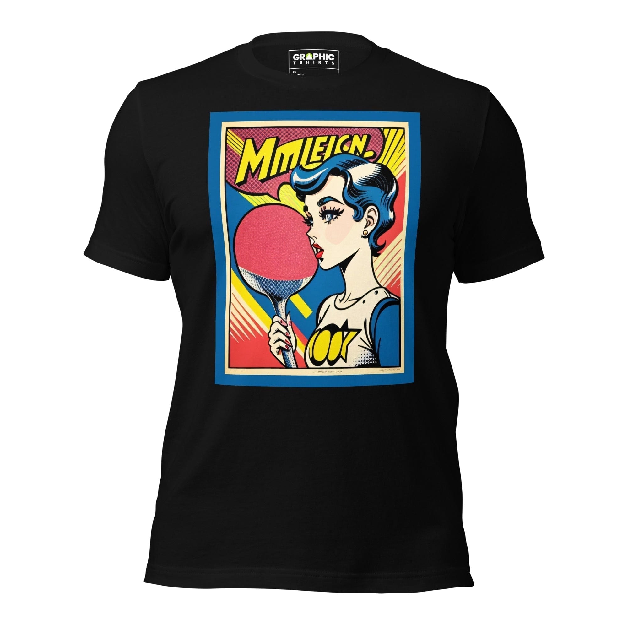 GRAPHIC T-SHIRTS Black / XS Unisex Crew Neck T-Shirt - Vintage American Comic Series v.6