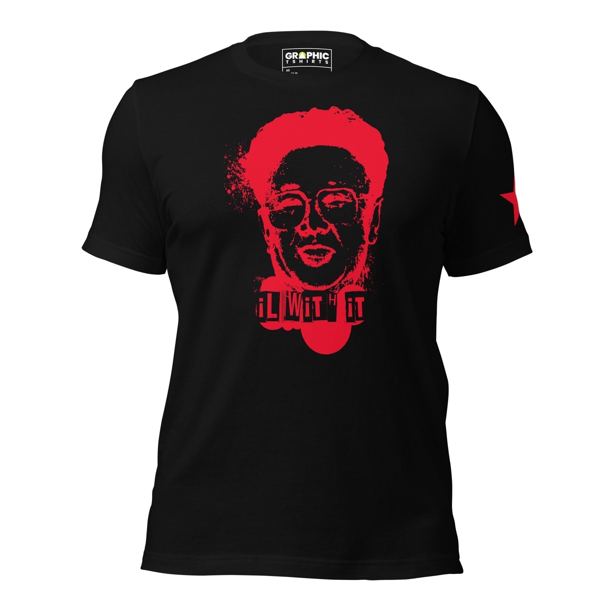 GRAPHIC T-SHIRTS Black / XS Unisex Staple T-Shirt - Il With It Kim Jong Un North Korea