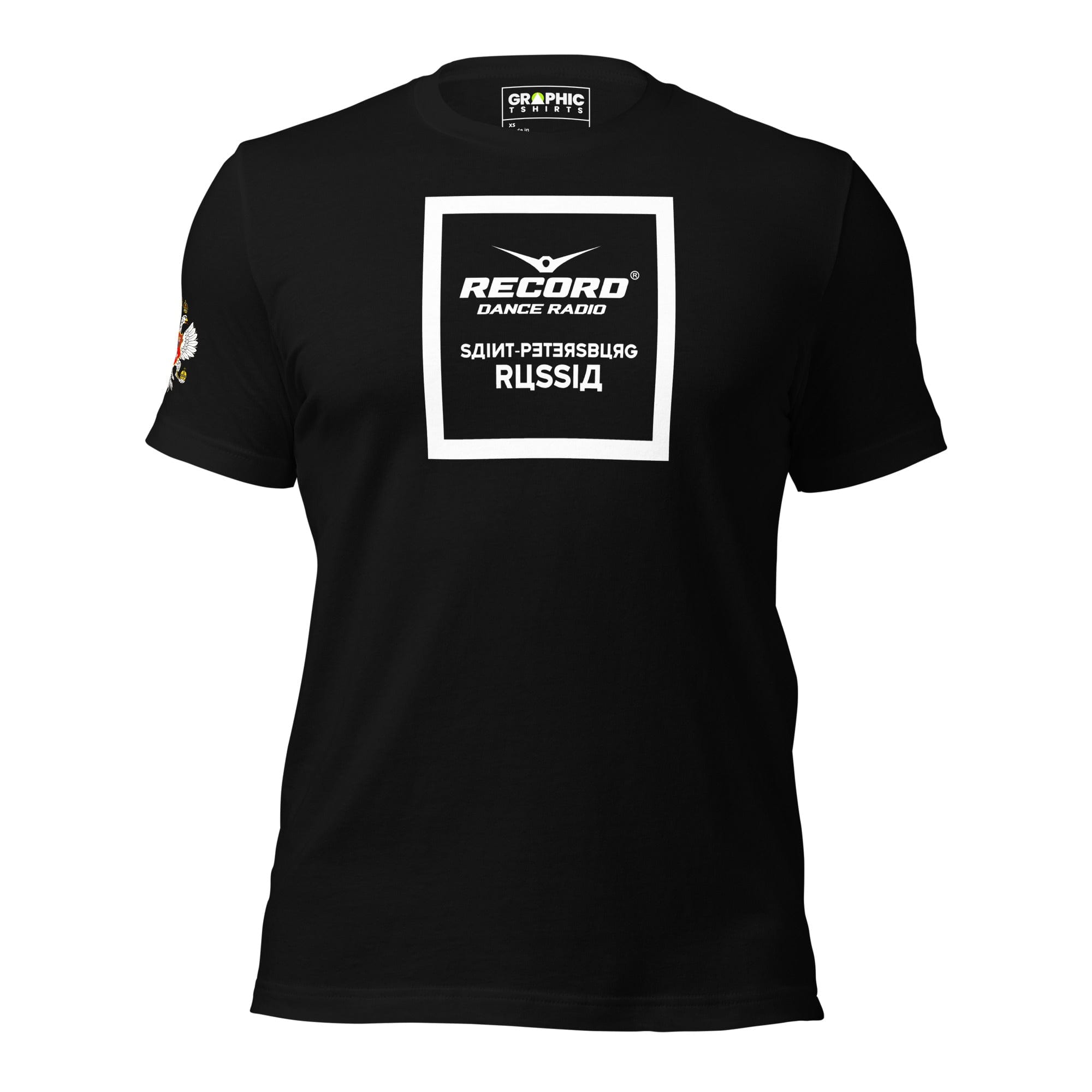 GRAPHIC T-SHIRTS Black / XS Unisex Staple T-Shirt - Record Dance Radio Saint-Petersburg Russia