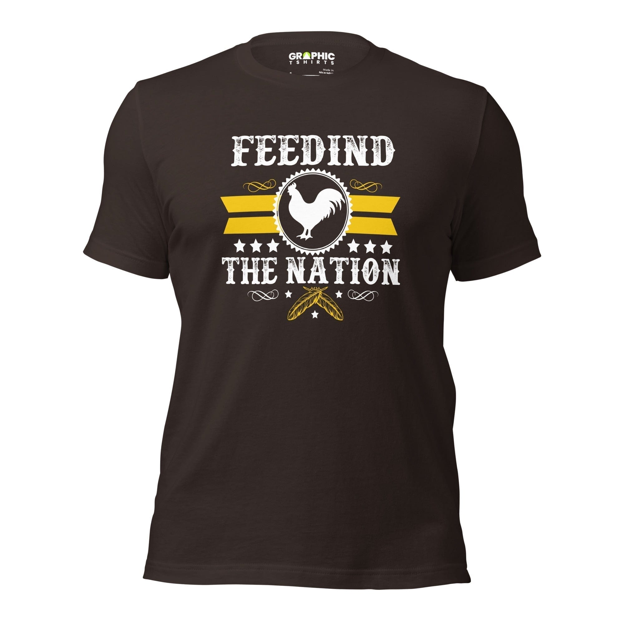 GRAPHIC T-SHIRTS Brown / S Unisex Staple T-Shirt - Feedind The Nation