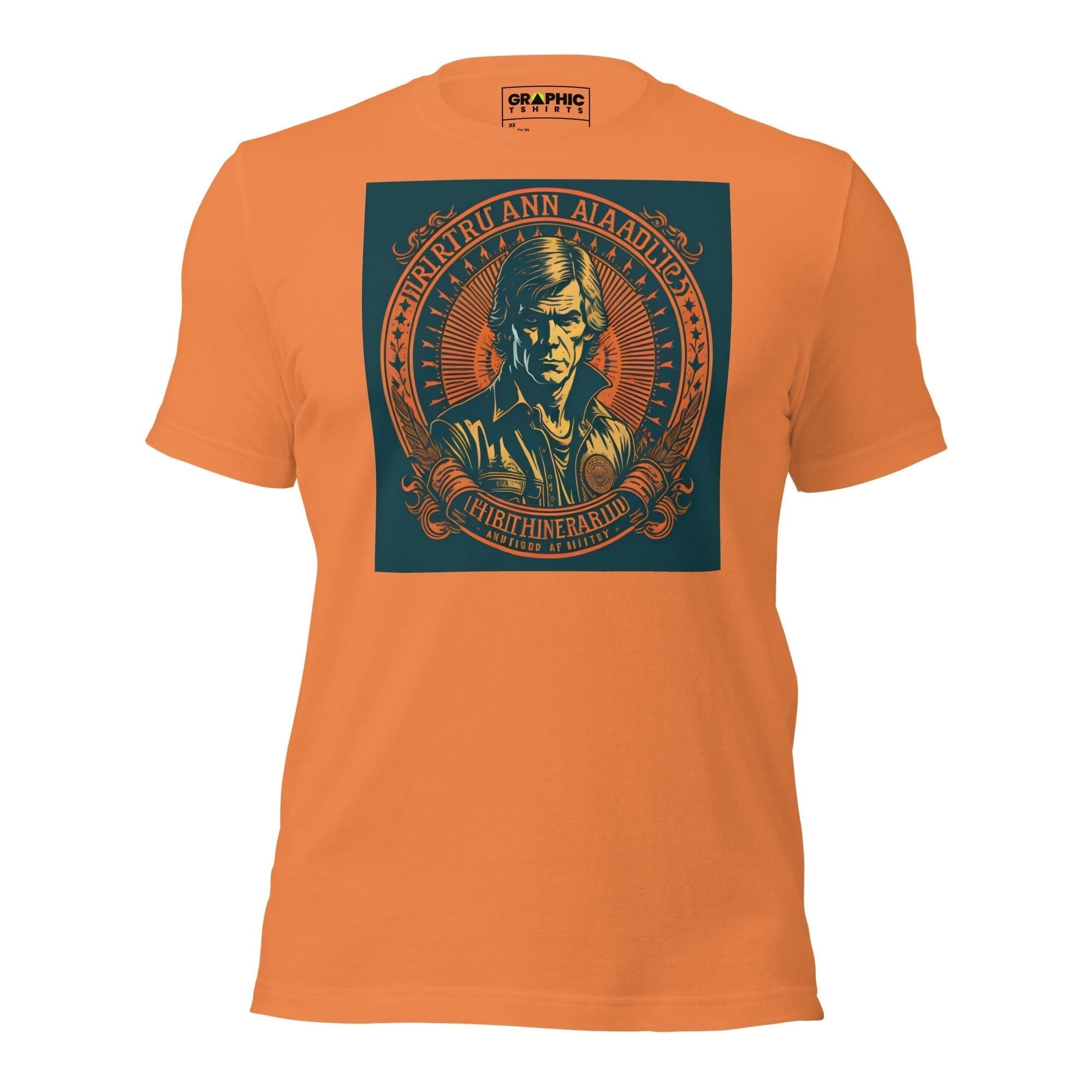 GRAPHIC T-SHIRTS Burnt Orange / XS Unisex Crew Neck T-Shirt - American Vagabond Series v.8