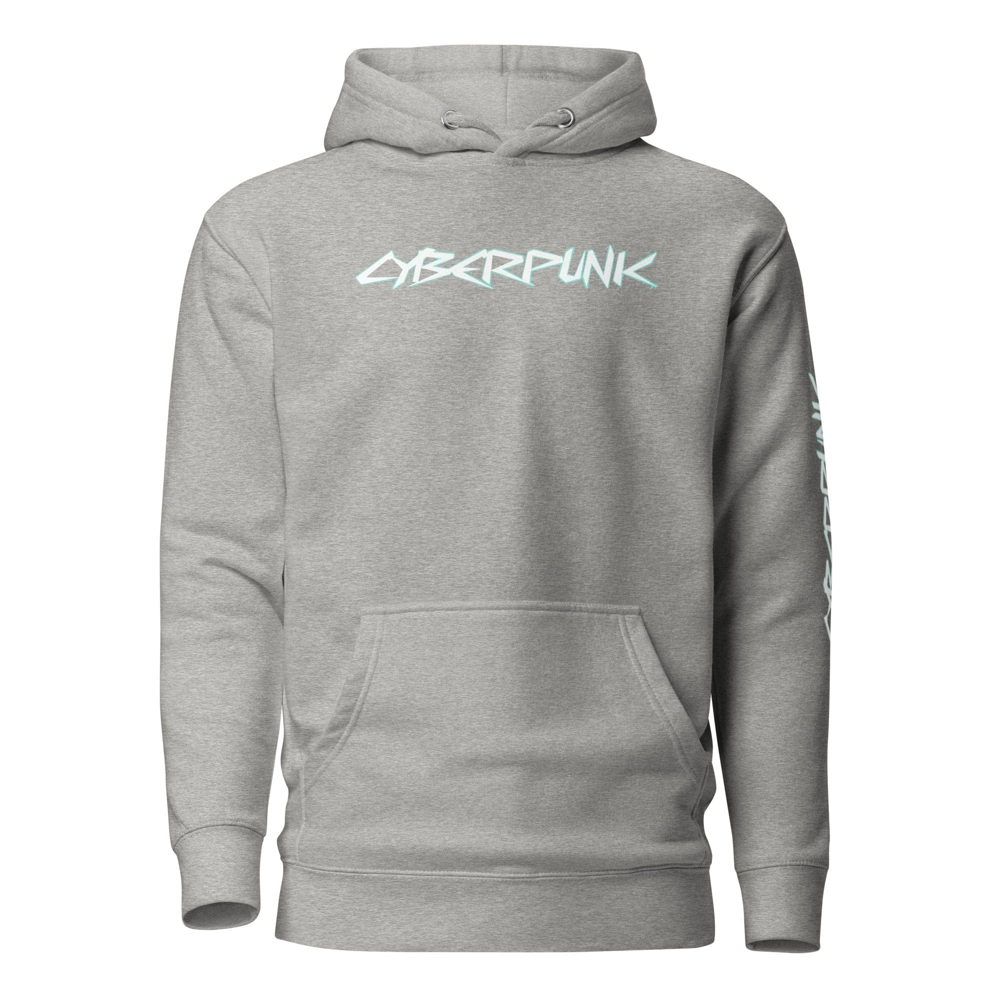 GRAPHIC T-SHIRTS Carbon Grey / S Unisex Premium Hoodie - Cyberpunk