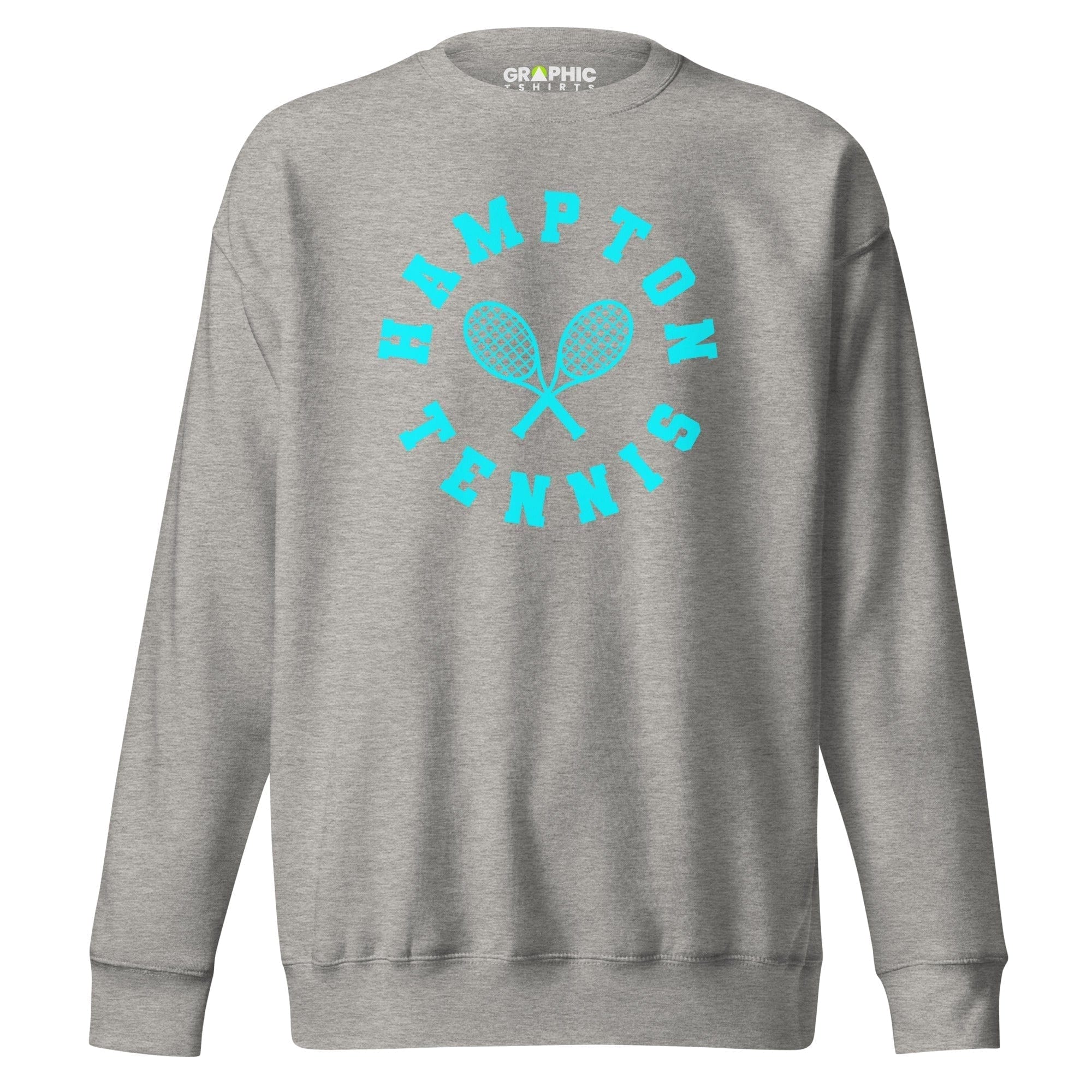 GRAPHIC T-SHIRTS Carbon Grey / S Unisex Premium Sweatshirt - Hampton Tennis