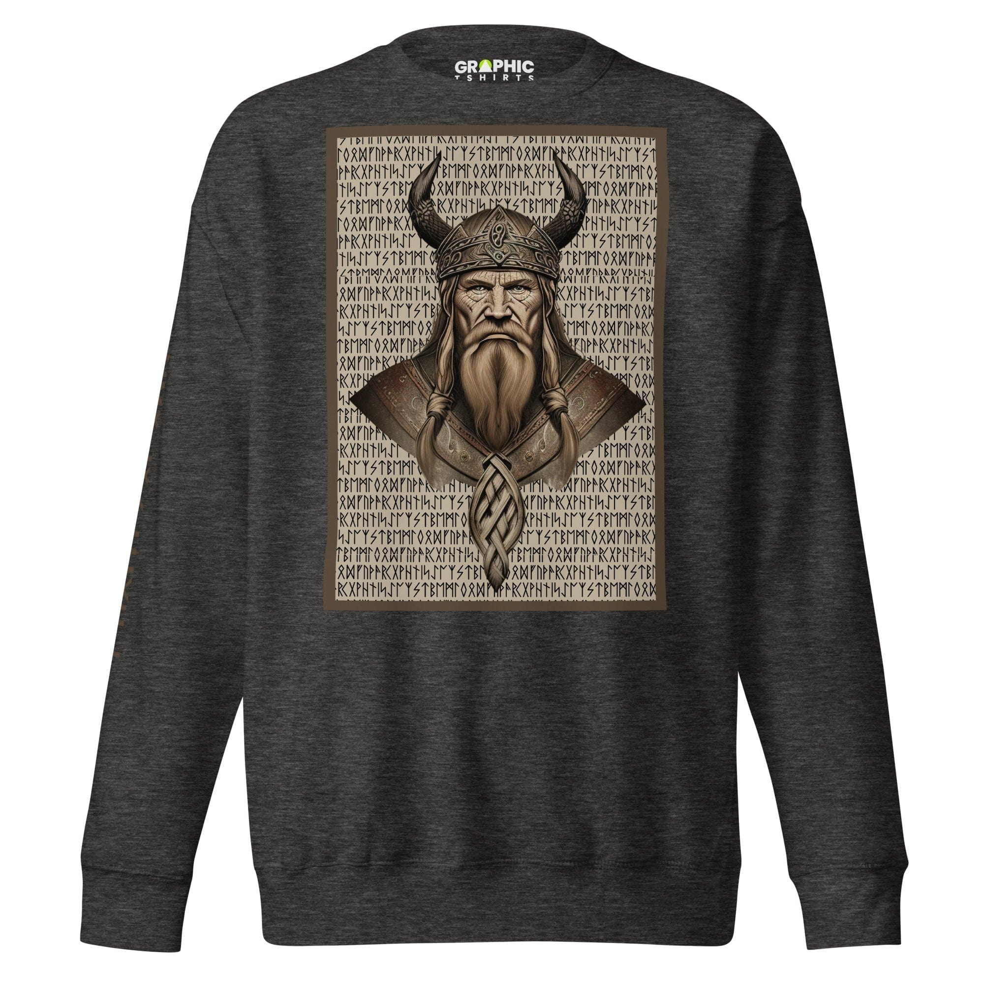 GRAPHIC T-SHIRTS Charcoal Heather / S Unisex Premium Sweatshirt - Knights Of Odin Volume 1