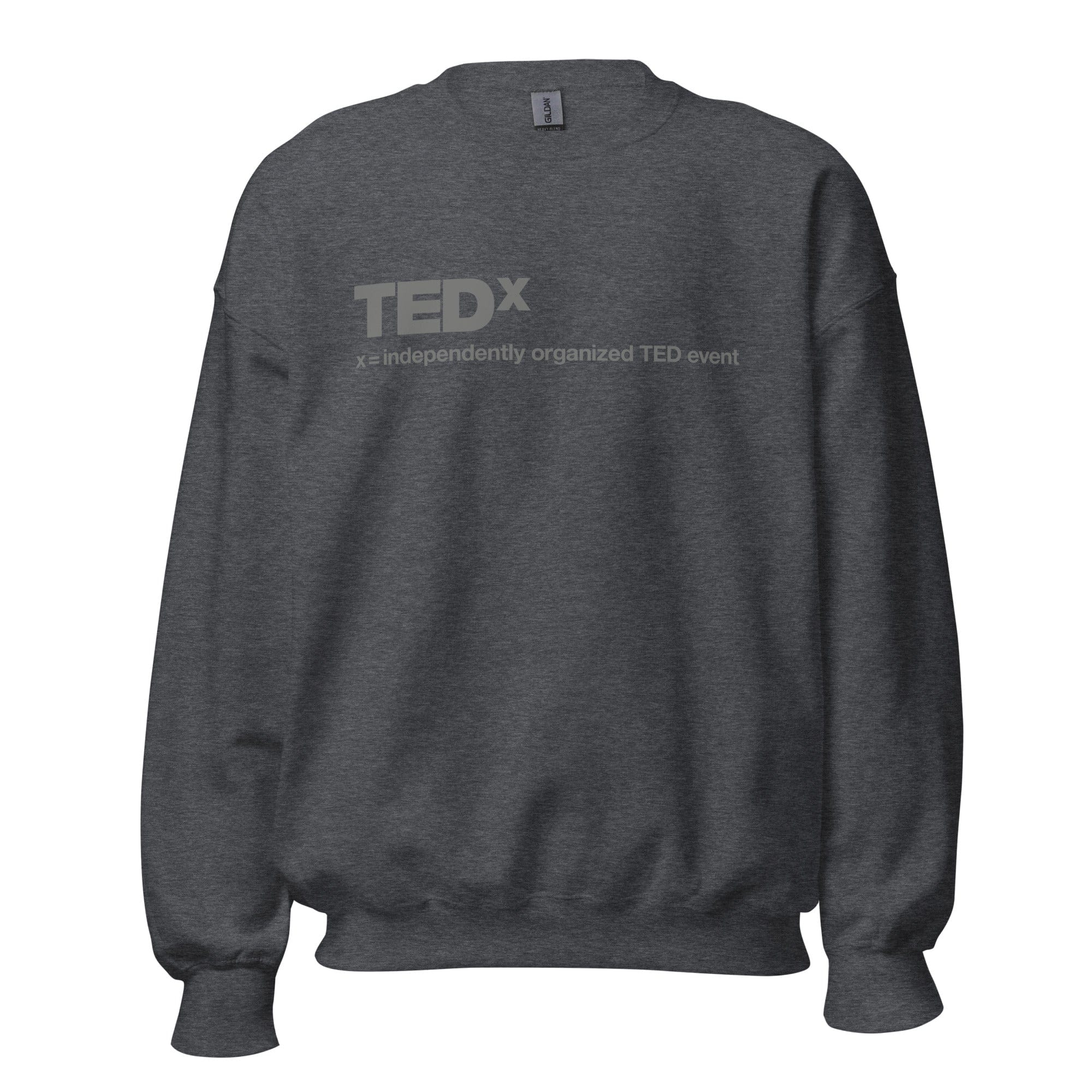 GRAPHIC T-SHIRTS Dark Heather / S Unisex Crew Neck Sweatshirt - TEDx X = Independently Organized TED Event