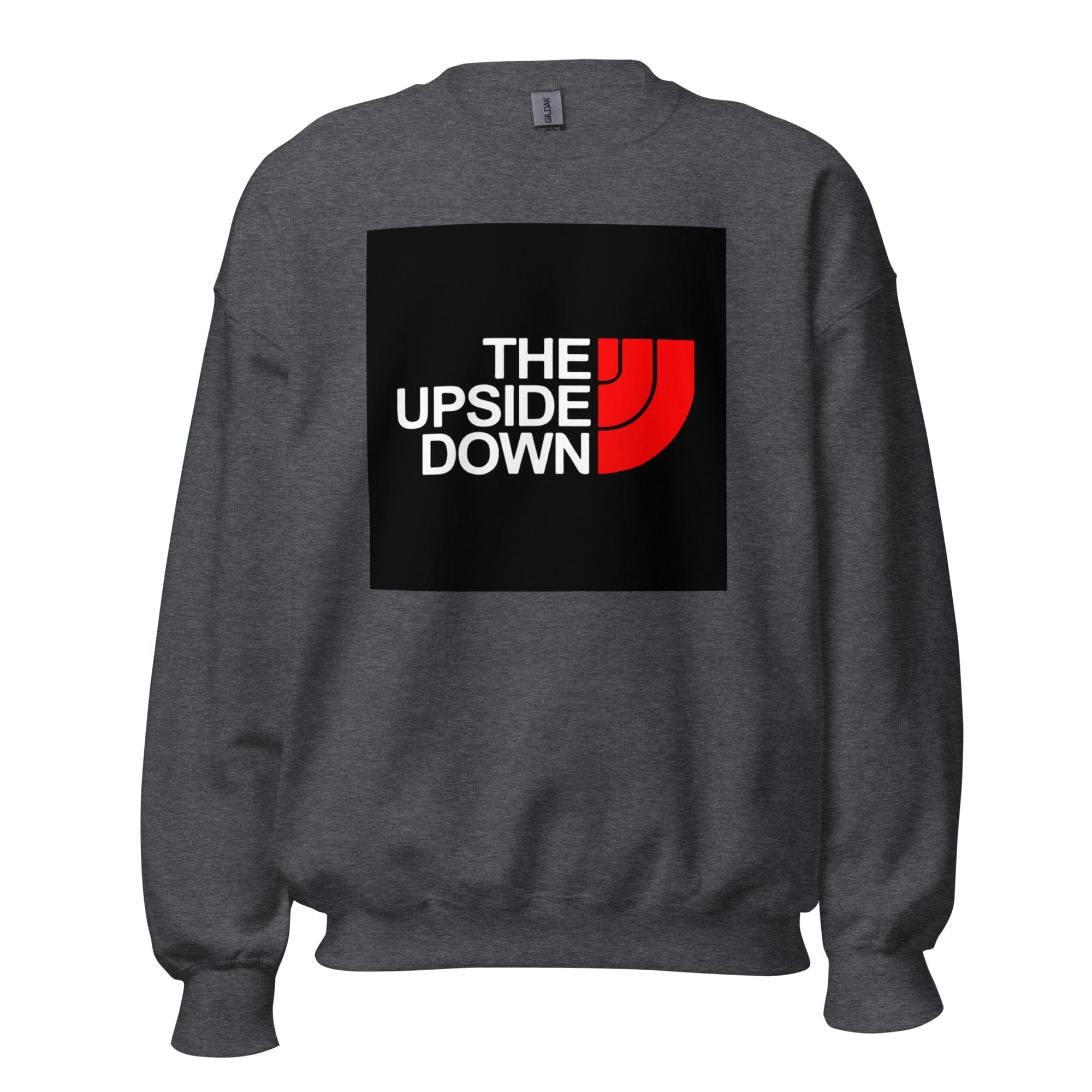 GRAPHIC T-SHIRTS Dark Heather / S Unisex Crew Neck Sweatshirt - The Upside Down