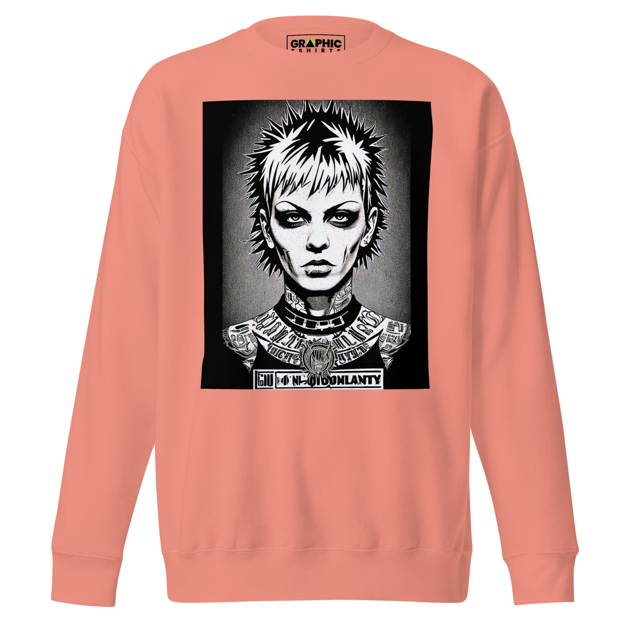 GRAPHIC T-SHIRTS Dusty Rose / S Unisex Premium Sweatshirt - Femme Fatale Punk Rock