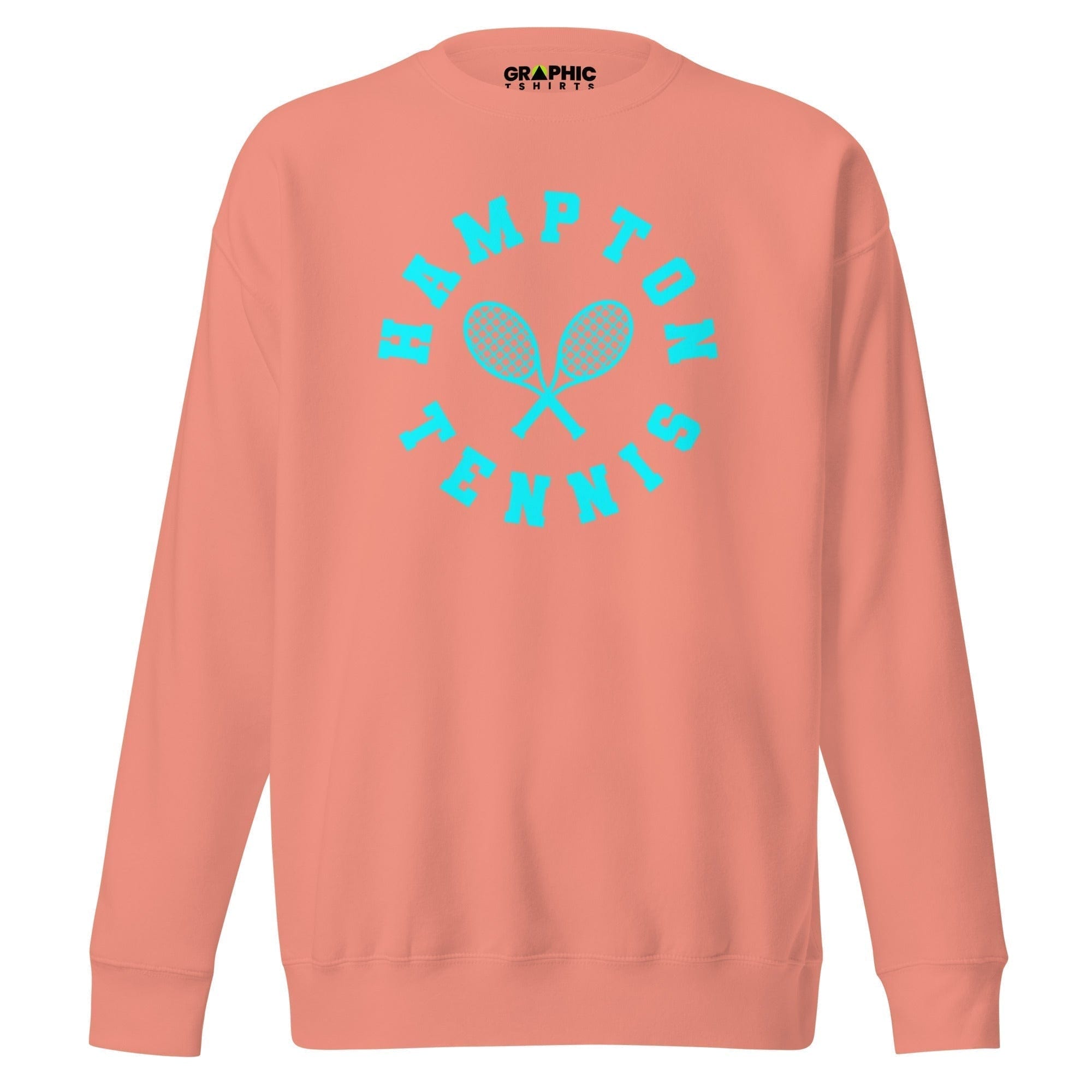 GRAPHIC T-SHIRTS Dusty Rose / S Unisex Premium Sweatshirt - Hampton Tennis