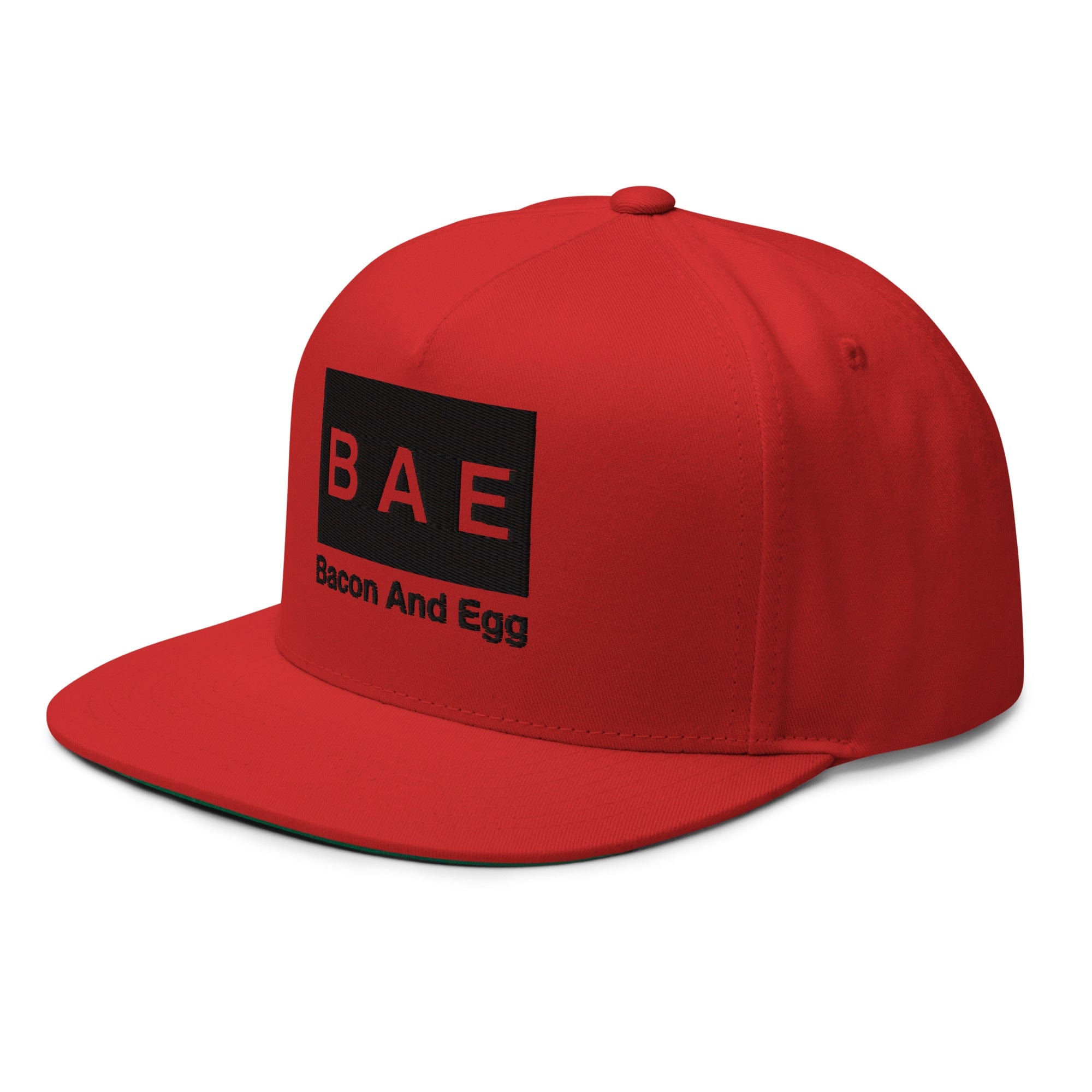 GRAPHIC T-SHIRTS Flat Bill Cap - BAE Bacon And Egg