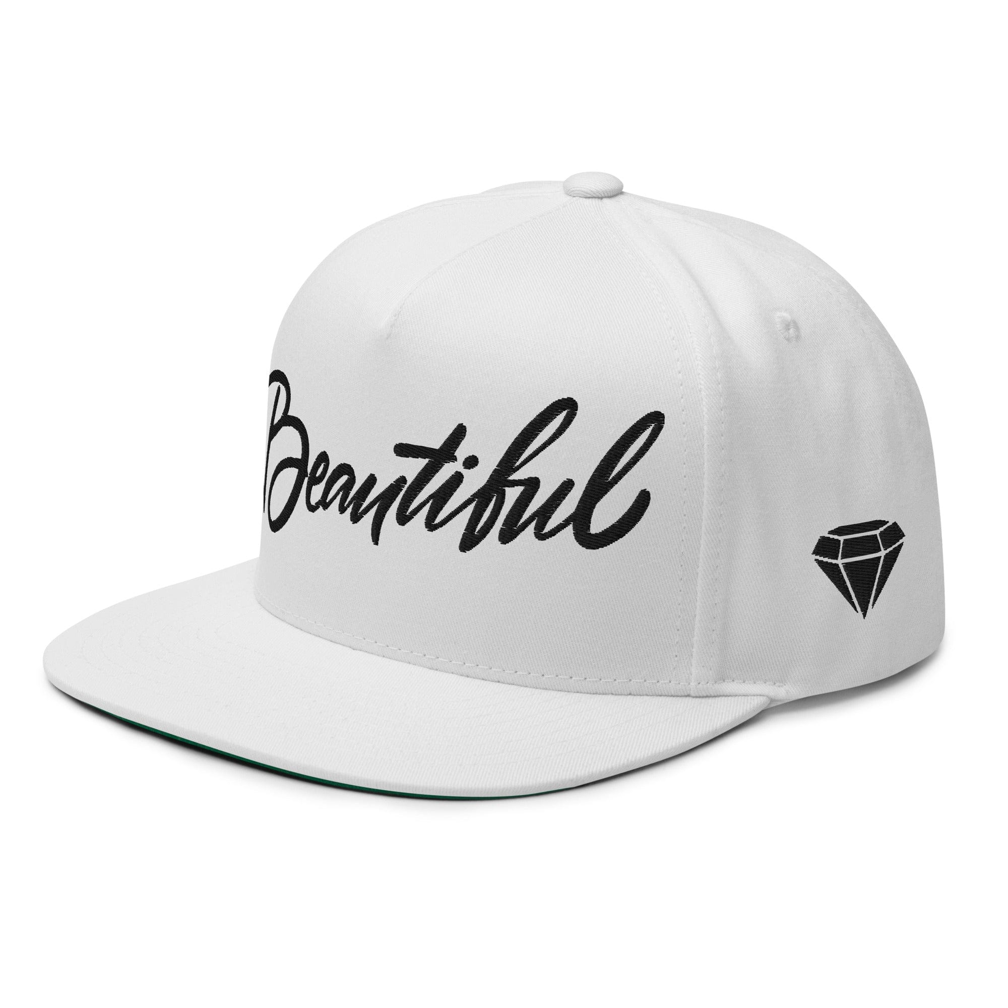 GRAPHIC T-SHIRTS Flat Bill Cap - Beautiful