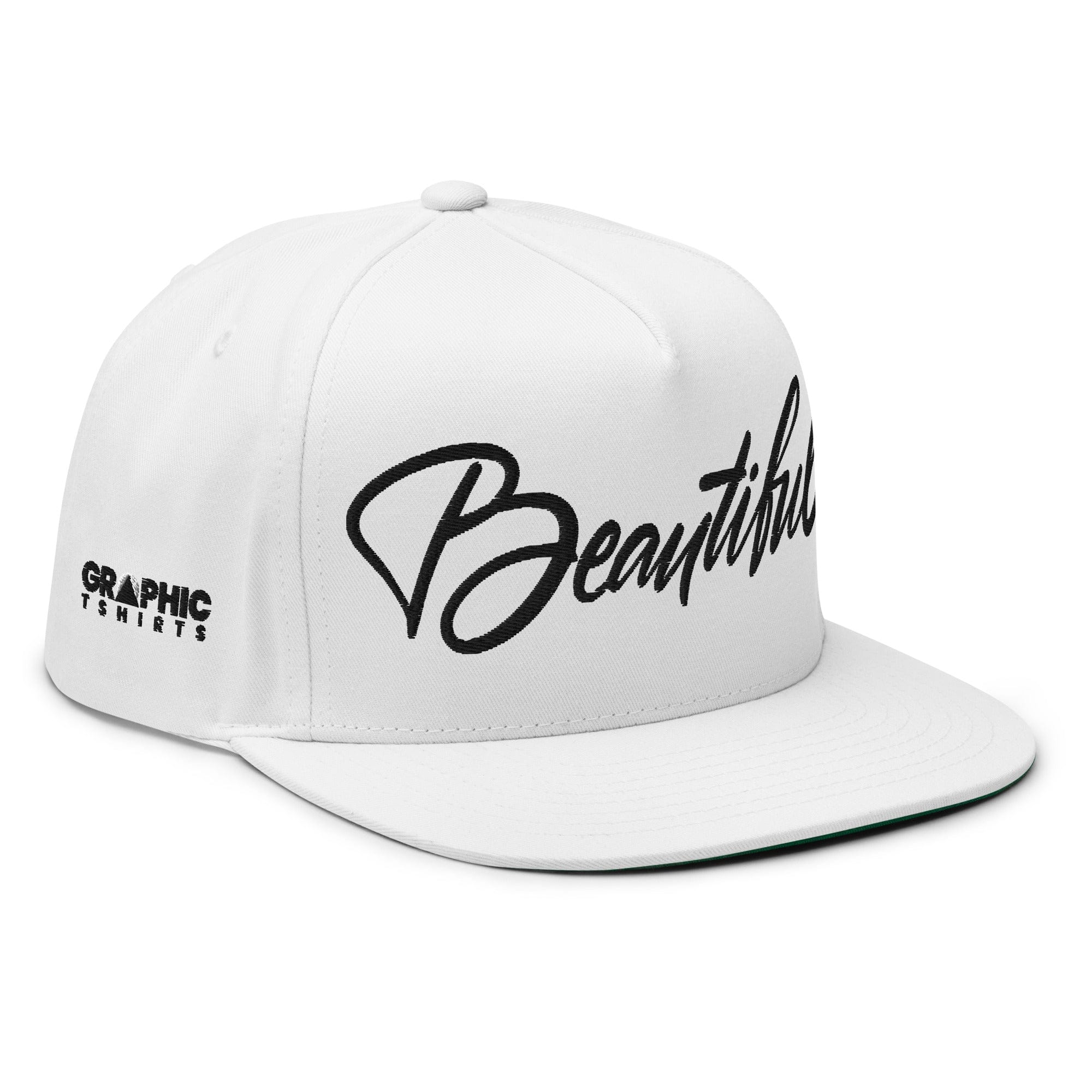 GRAPHIC T-SHIRTS Flat Bill Cap - Beautiful