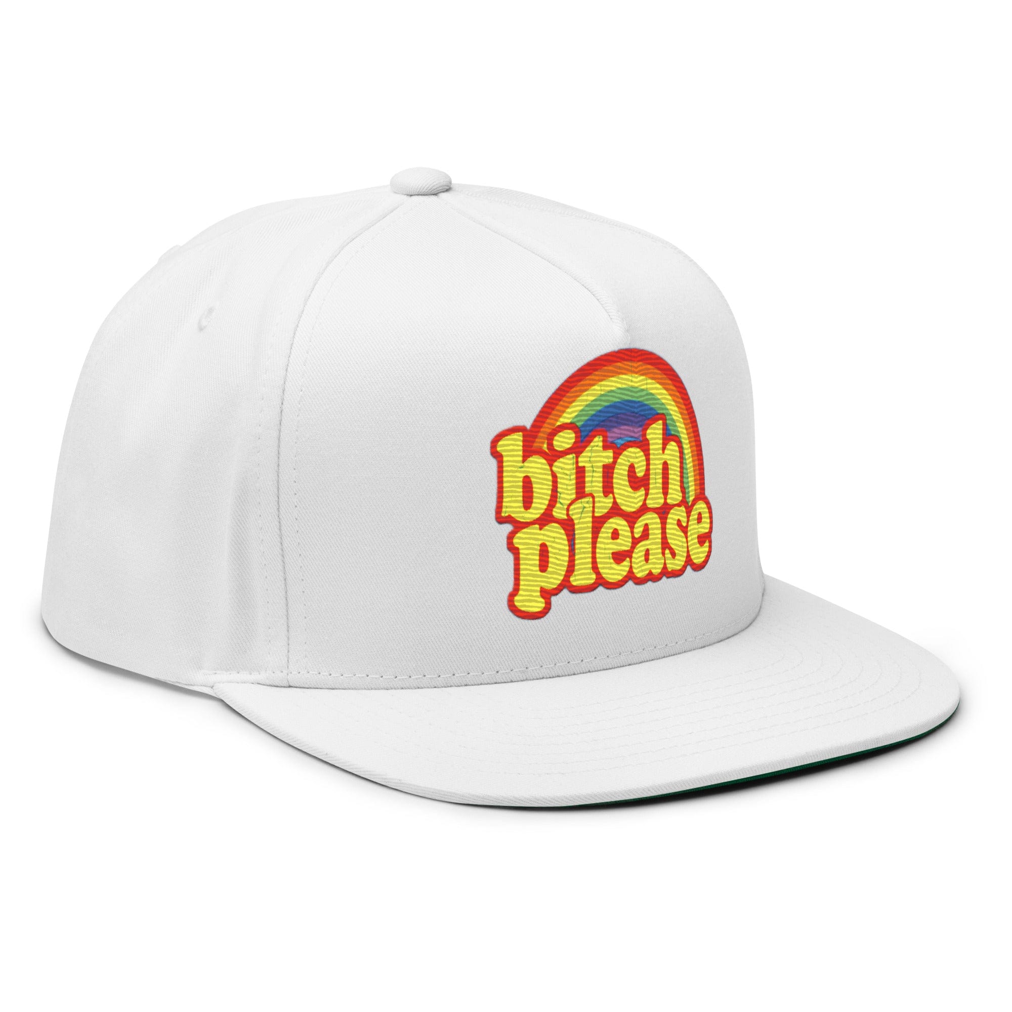 GRAPHIC T-SHIRTS Flat Bill Cap - Bitch Please