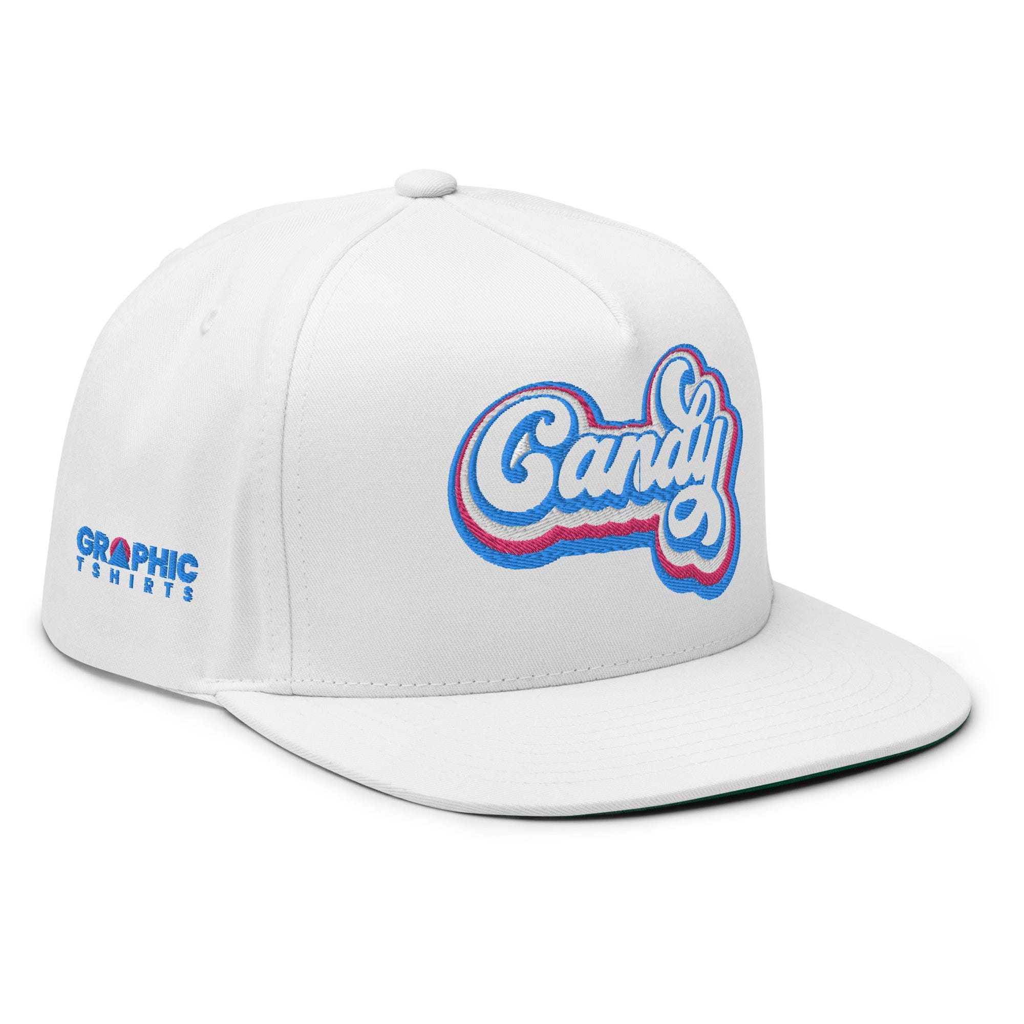 GRAPHIC T-SHIRTS Flat Bill Cap - CANDY