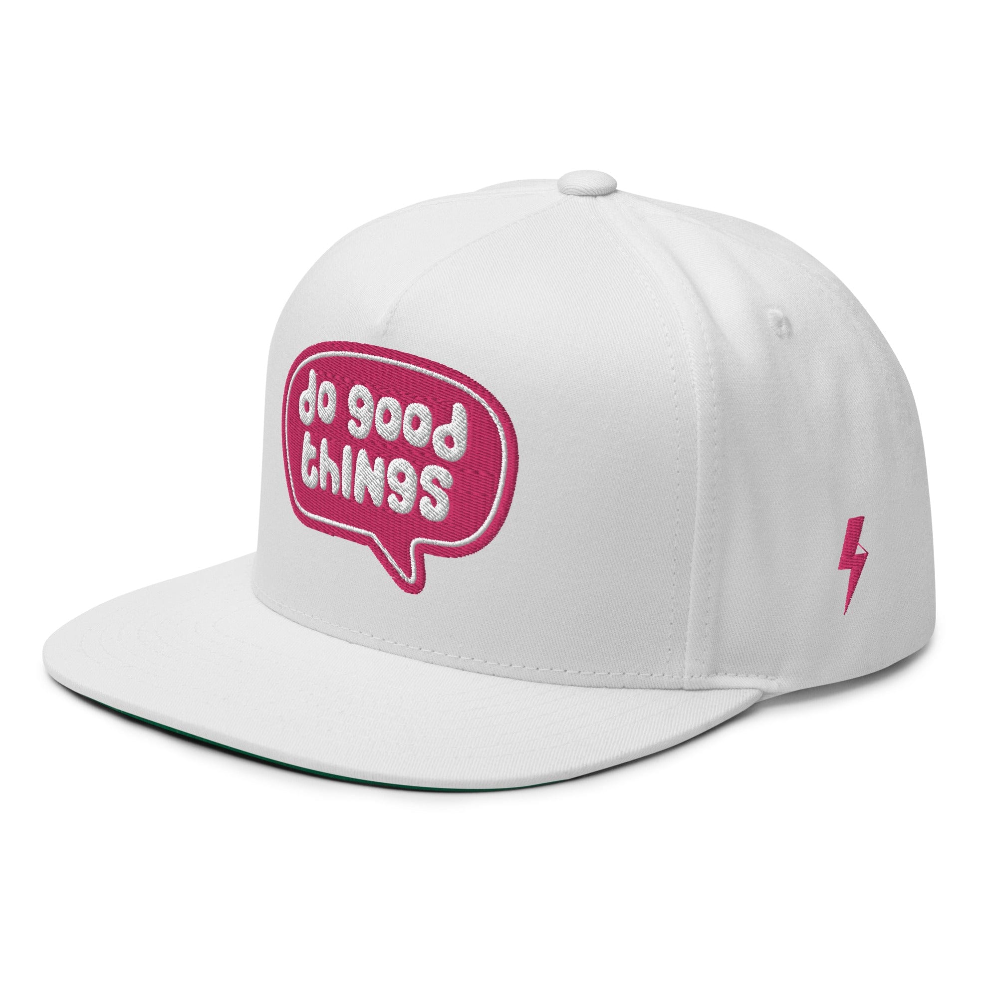 GRAPHIC T-SHIRTS Flat Bill Cap - Do Good Things