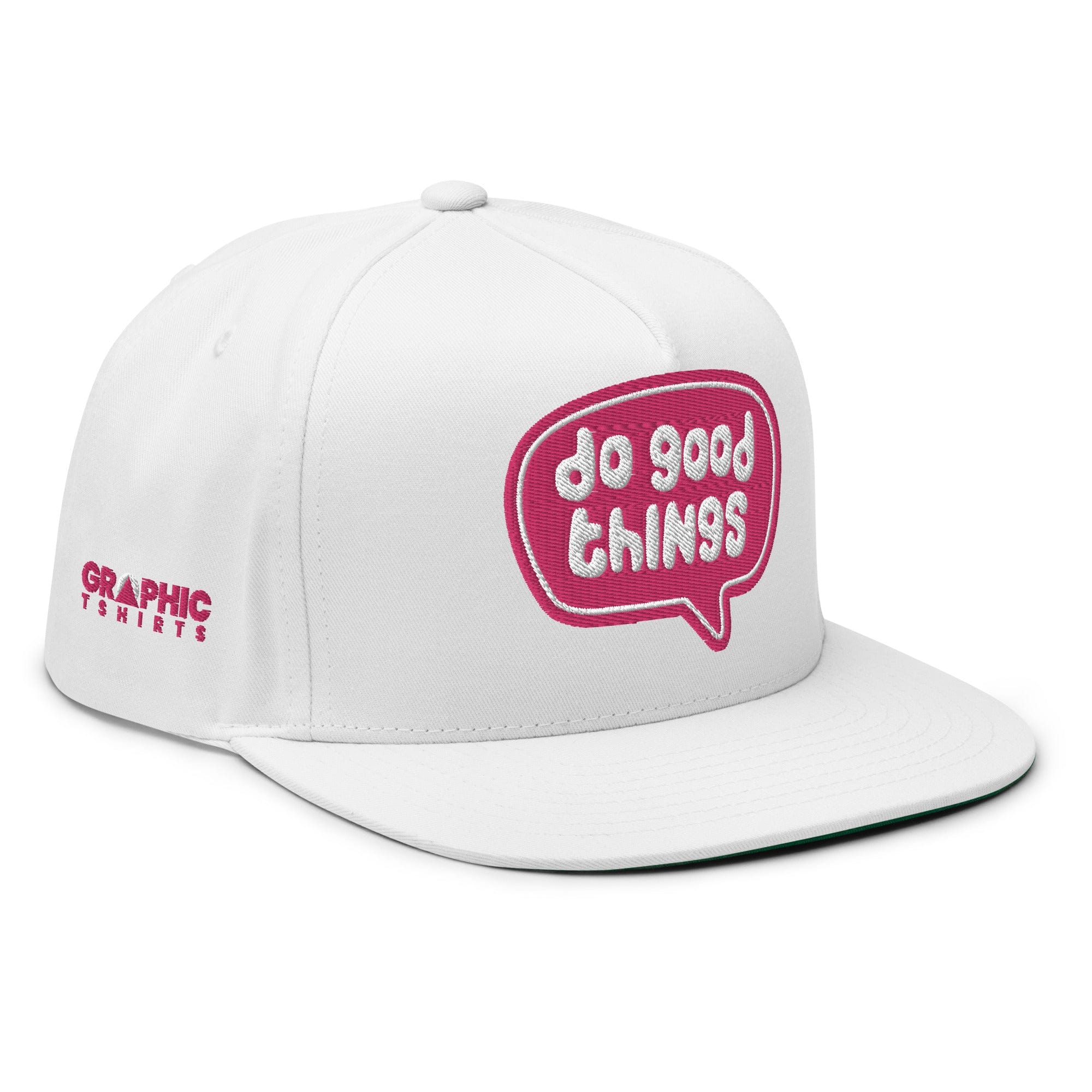 GRAPHIC T-SHIRTS Flat Bill Cap - Do Good Things