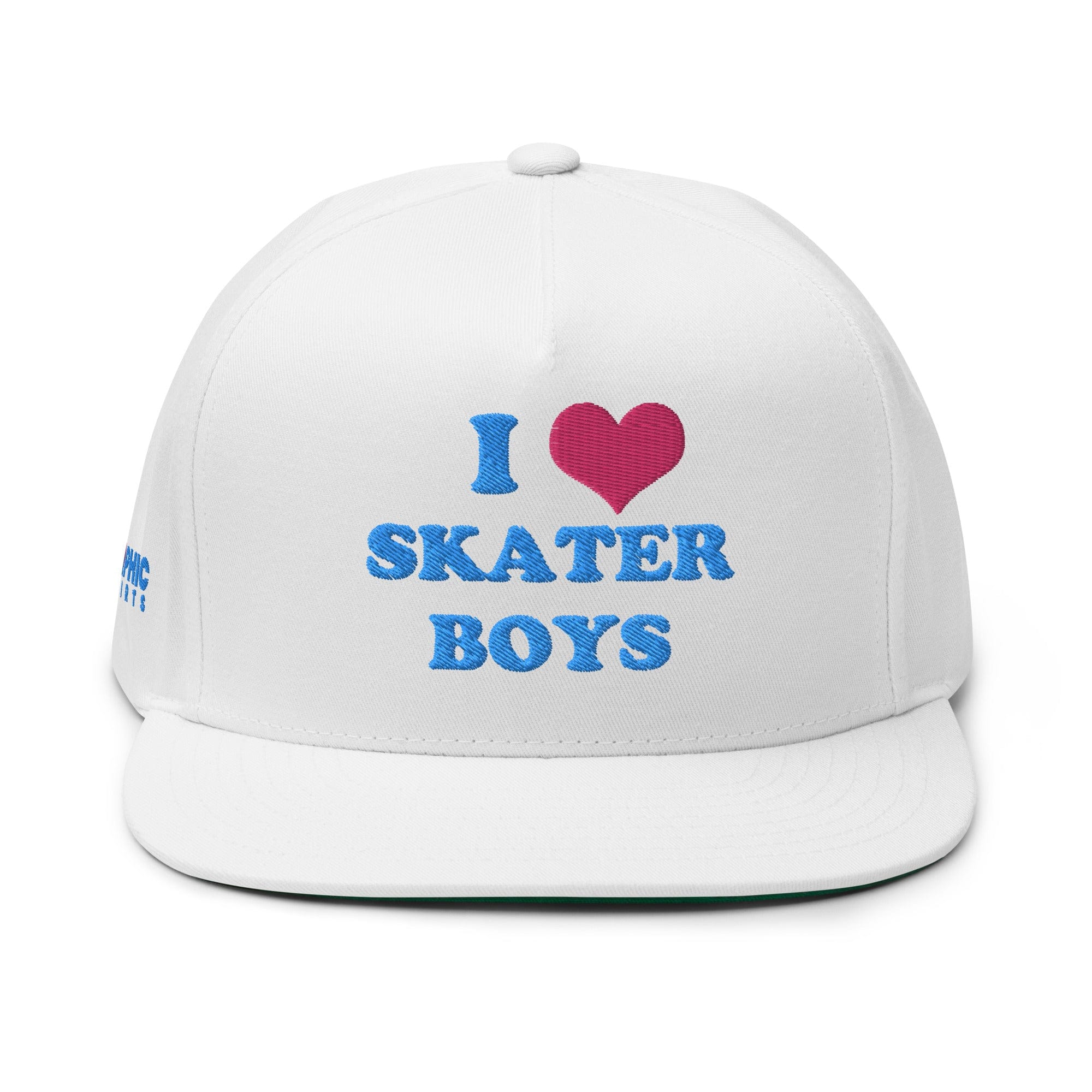 GRAPHIC T-SHIRTS Flat Bill Cap - I Love Skater Boys