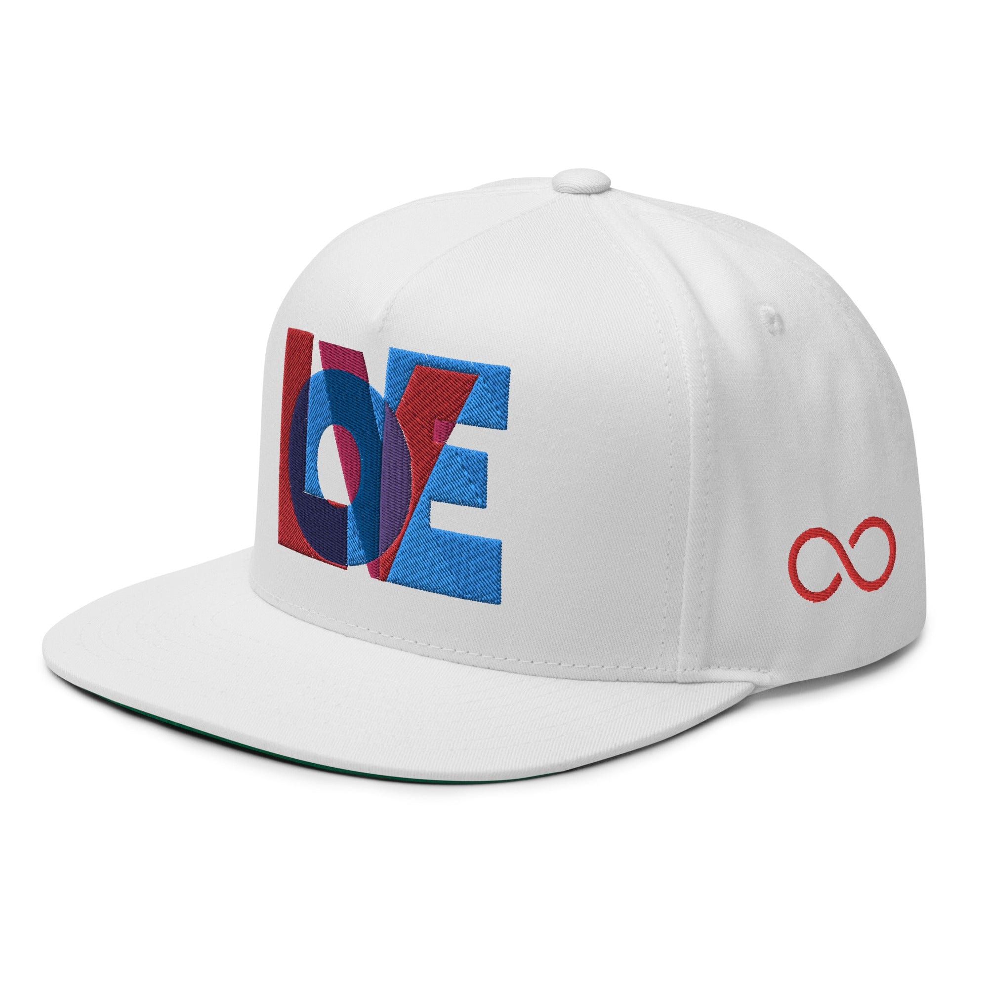 GRAPHIC T-SHIRTS Flat Bill Cap - LOVE