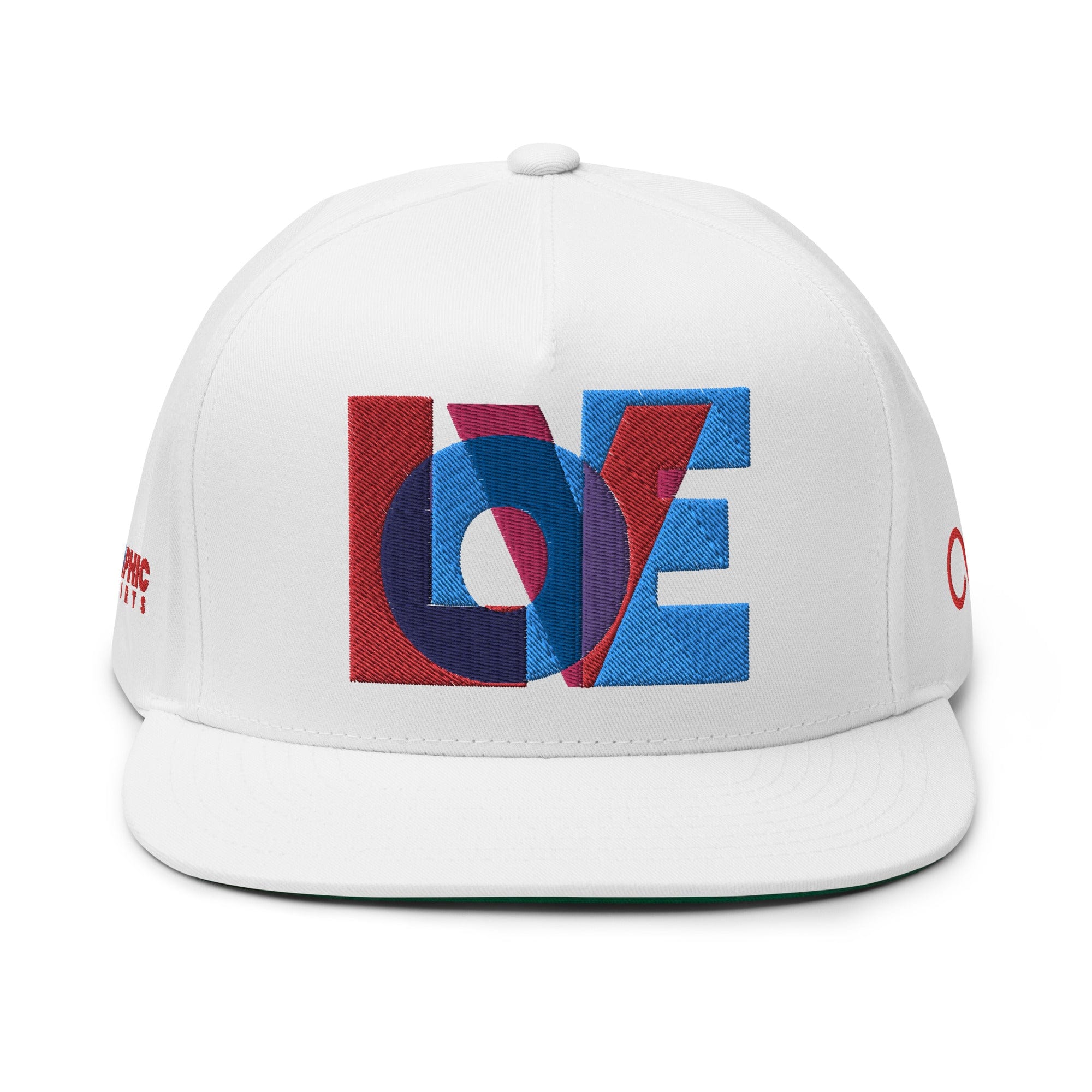 GRAPHIC T-SHIRTS Flat Bill Cap - LOVE