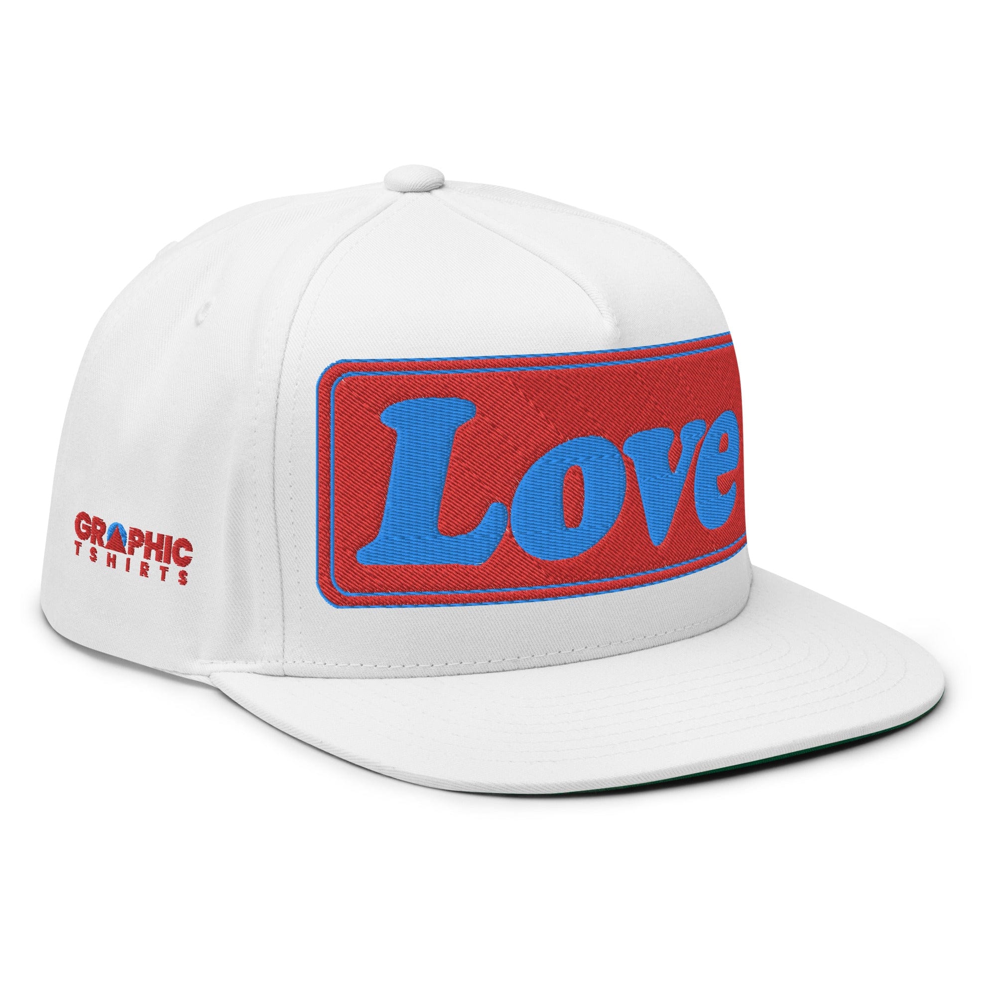 GRAPHIC T-SHIRTS Flat Bill Cap - LOVE