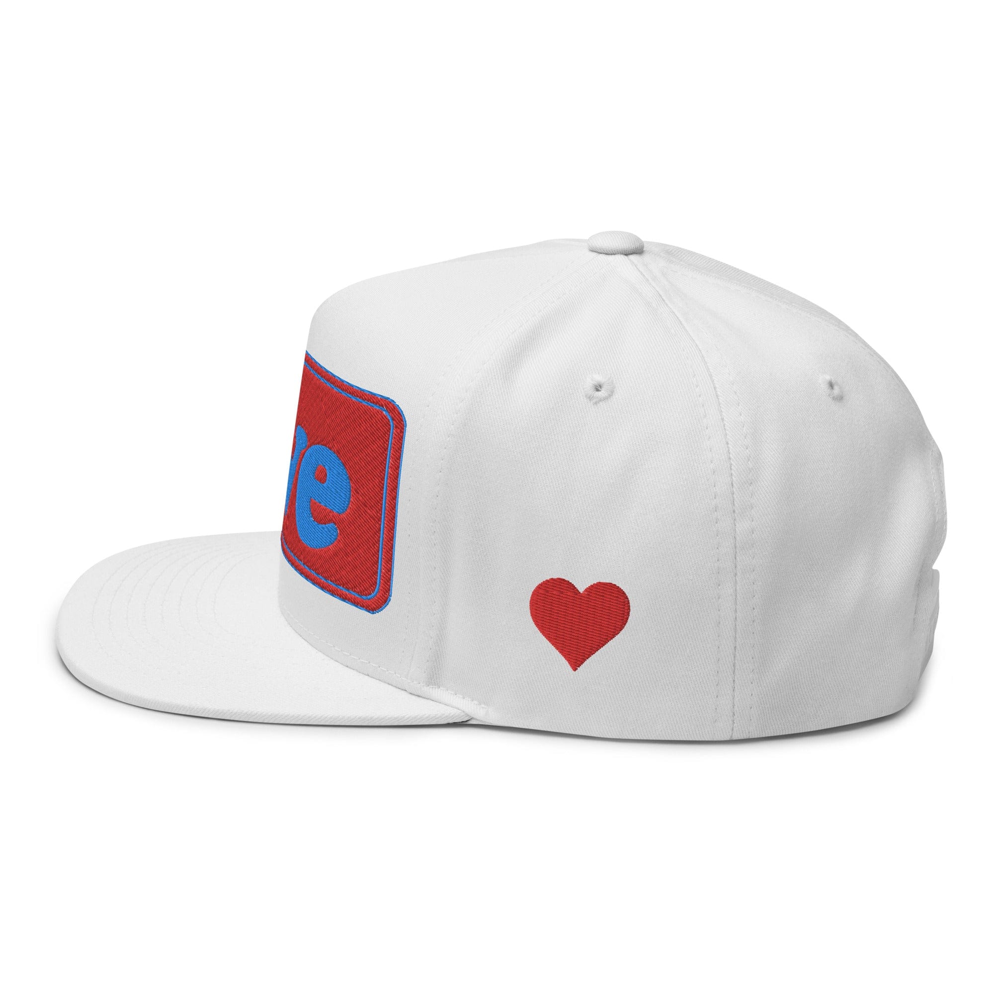 GRAPHIC T-SHIRTS Flat Bill Cap - LOVE