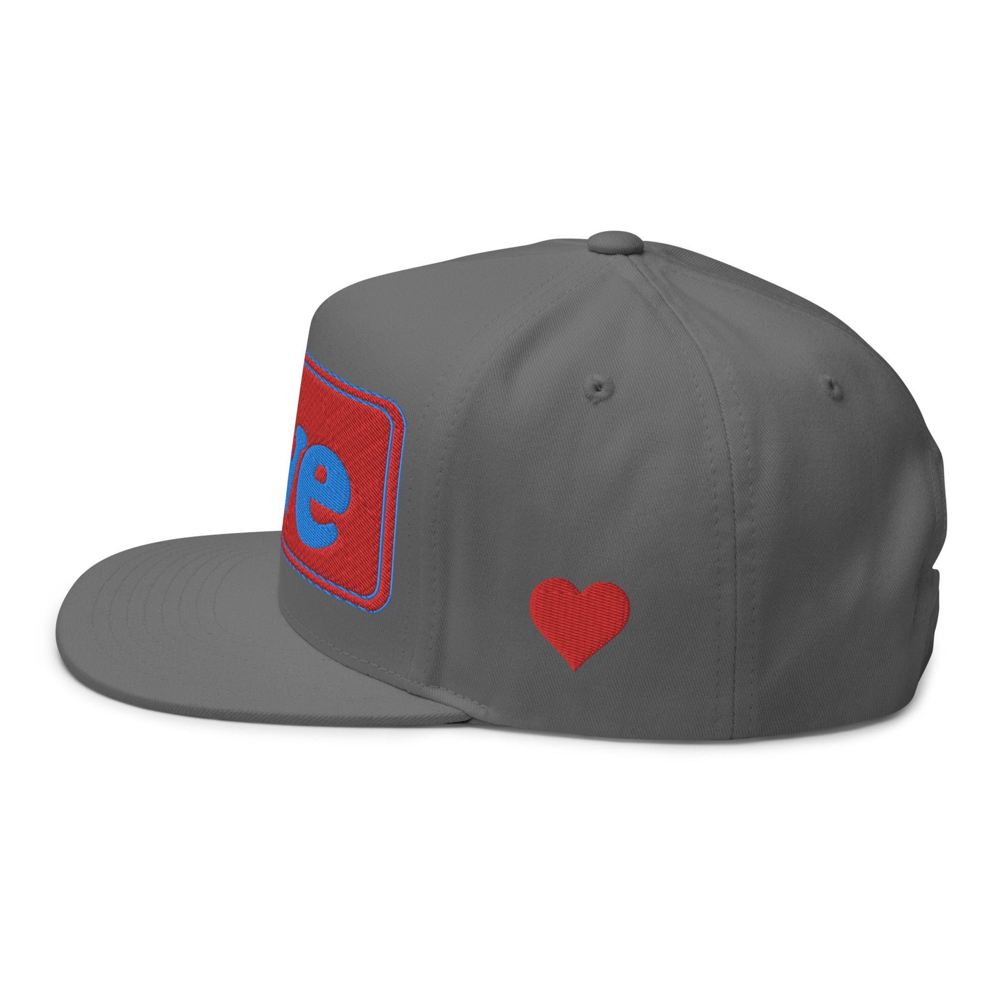 GRAPHIC T-SHIRTS Flat Bill Cap - LOVE