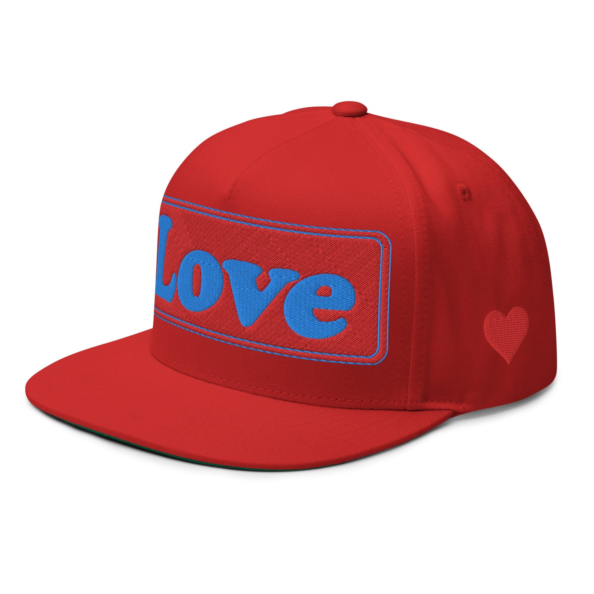 GRAPHIC T-SHIRTS Flat Bill Cap - LOVE