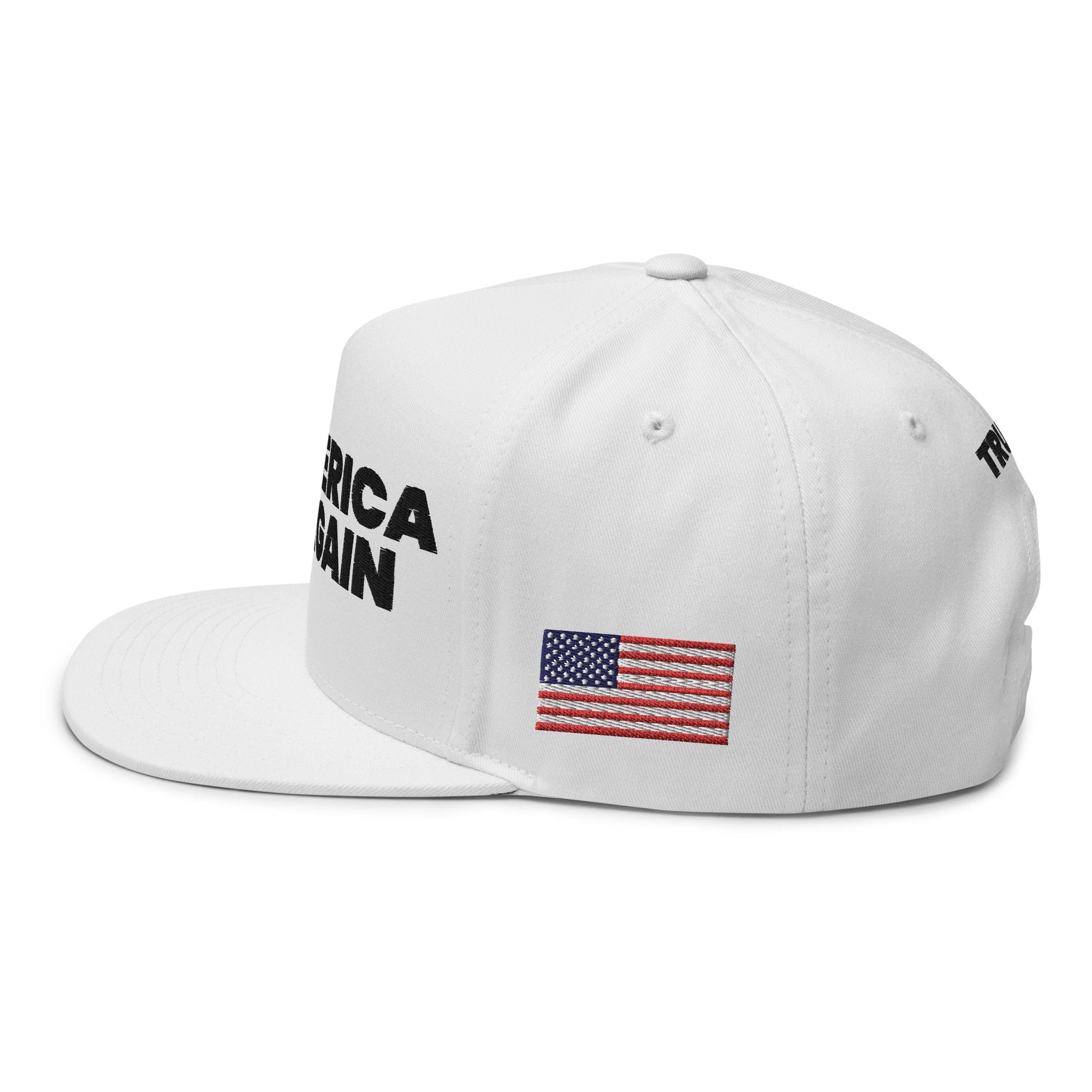 GRAPHIC T-SHIRTS Flat Bill Cap - MAKE AMERICA GREAT AGAIN