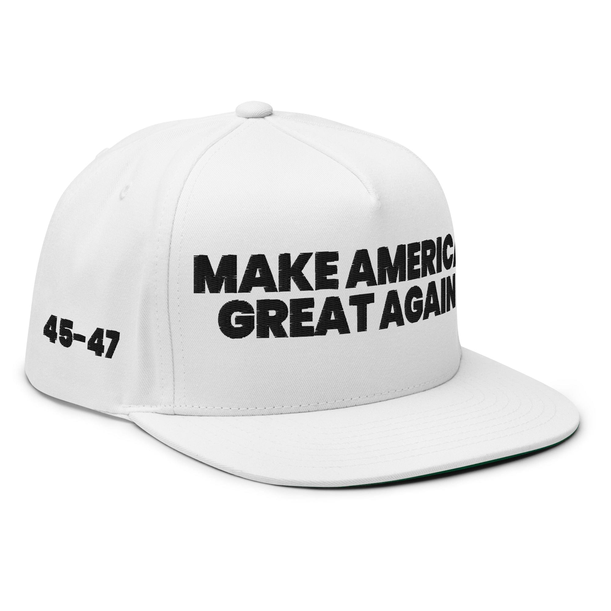 GRAPHIC T-SHIRTS Flat Bill Cap - MAKE AMERICA GREAT AGAIN