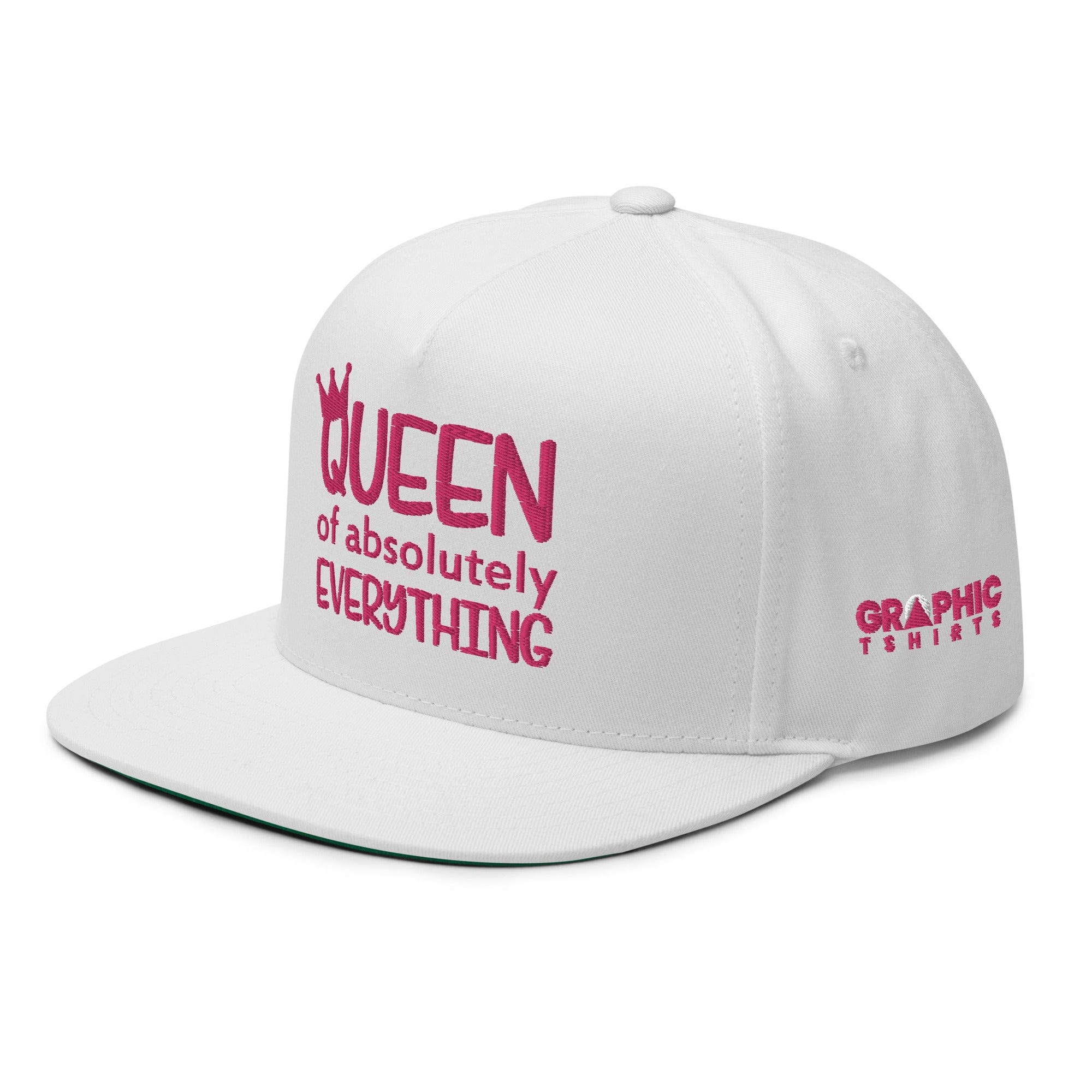 GRAPHIC T-SHIRTS Flat Bill Cap - Queen Of Absolutely Everything