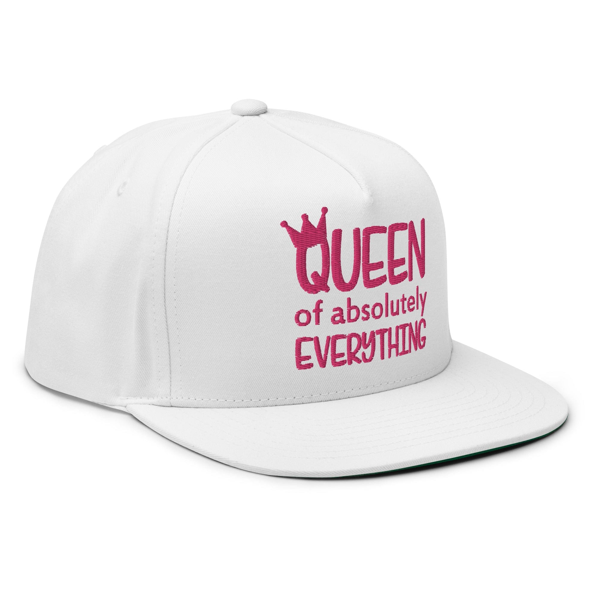 GRAPHIC T-SHIRTS Flat Bill Cap - Queen Of Absolutely Everything