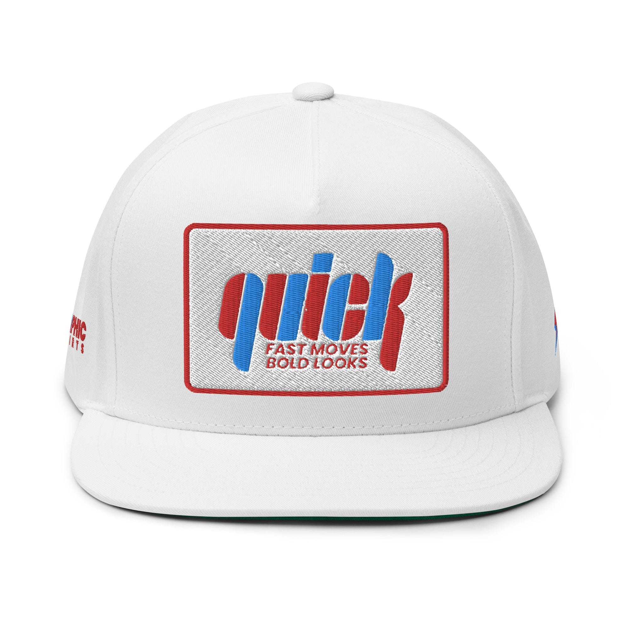 GRAPHIC T-SHIRTS Flat Bill Cap - QUICK