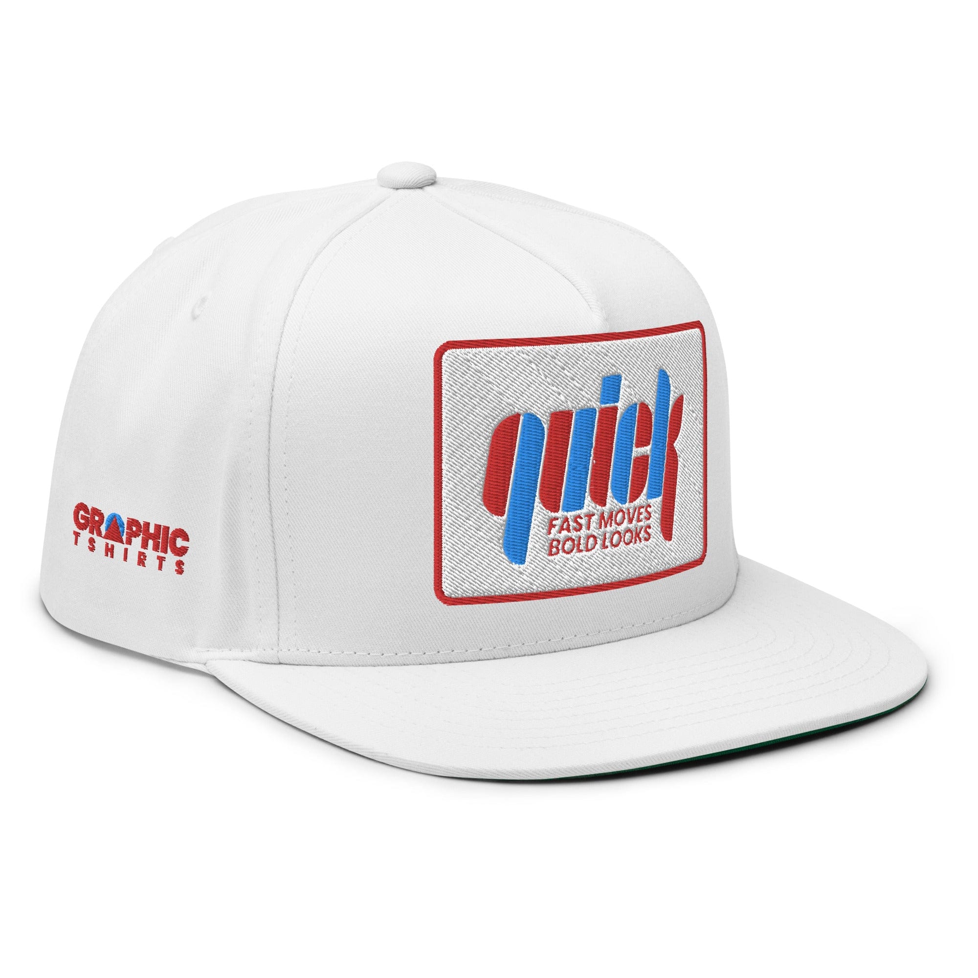 GRAPHIC T-SHIRTS Flat Bill Cap - QUICK