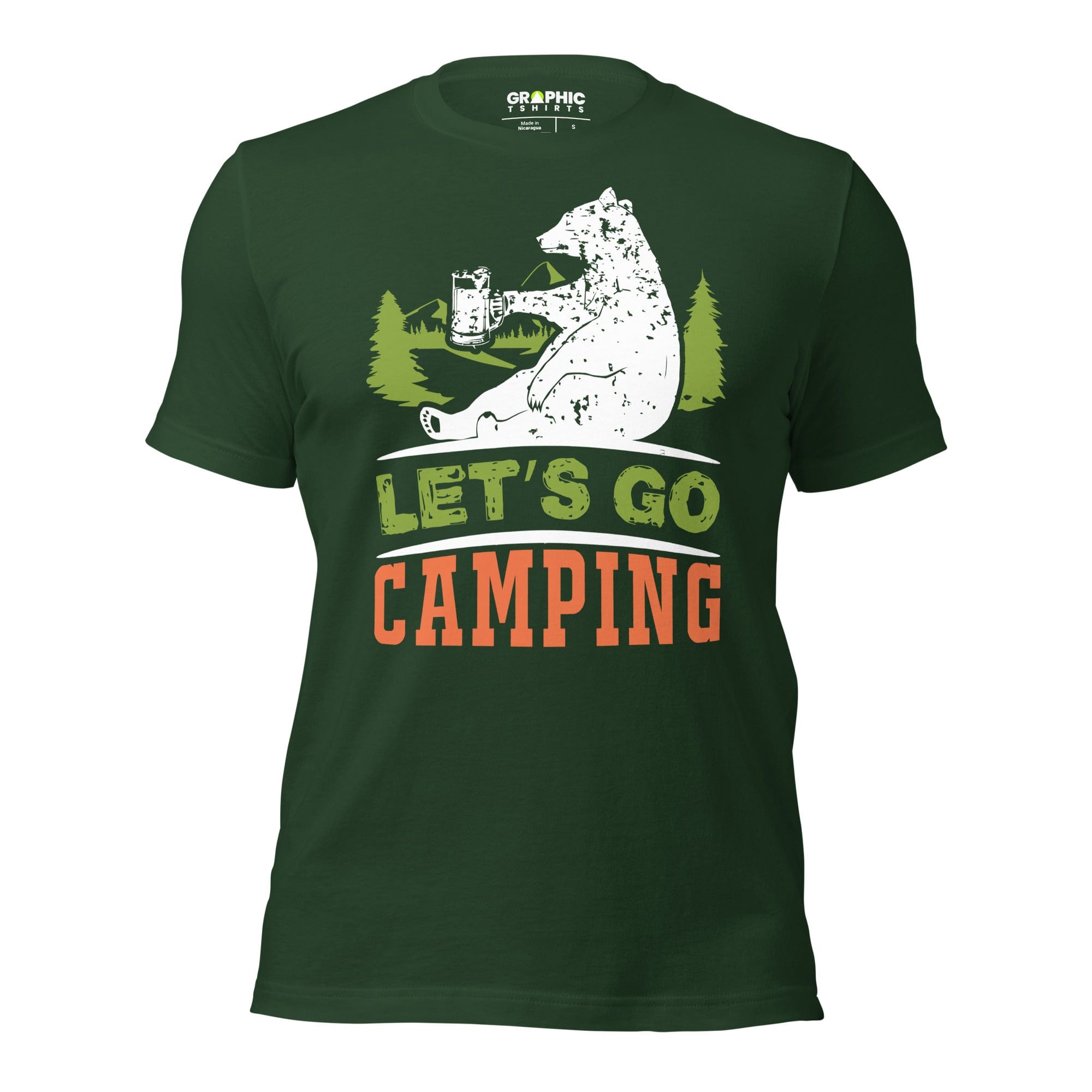 GRAPHIC T-SHIRTS Forest / S Unisex Staple T-Shirt - Let's Go Camping